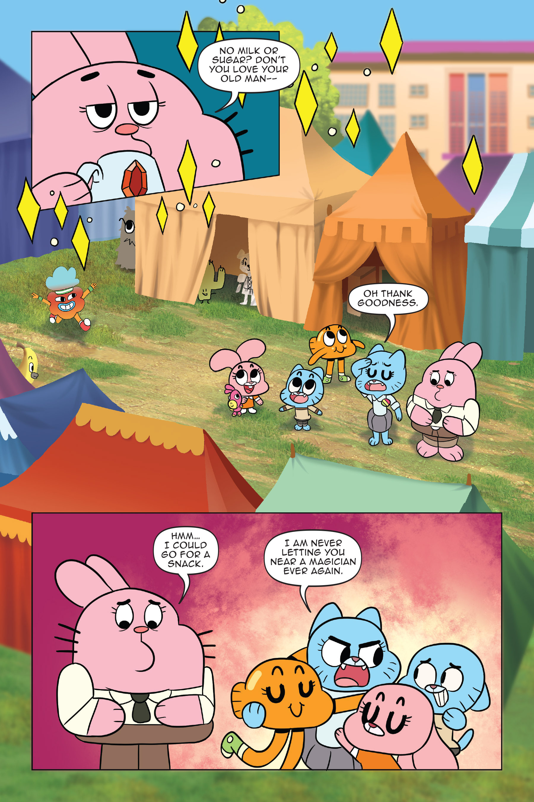 Read online The Amazing World of Gumball: Fairy Tale Trouble comic -  Issue # Full - 133