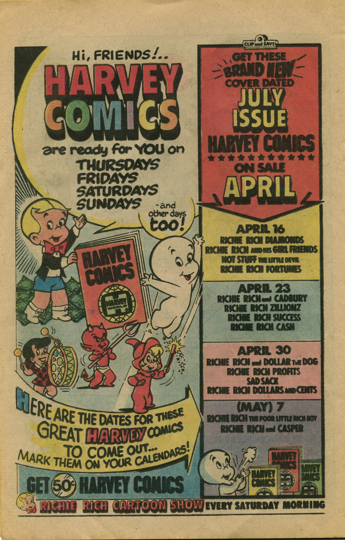 Read online Richie Rich & Dollar the Dog comic -  Issue #19 - 20
