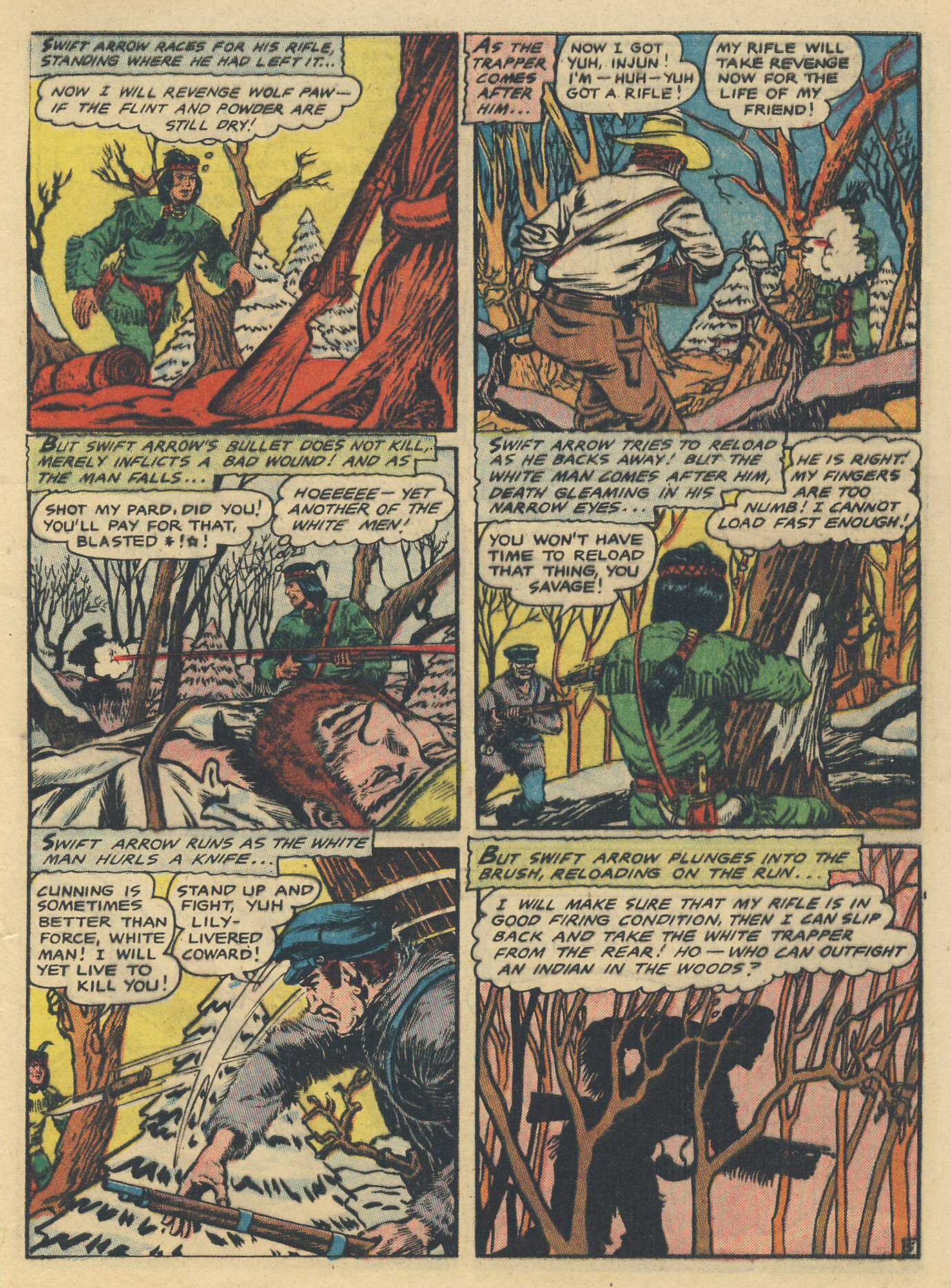 Read online Swift Arrow (1954) comic -  Issue #5 - 7