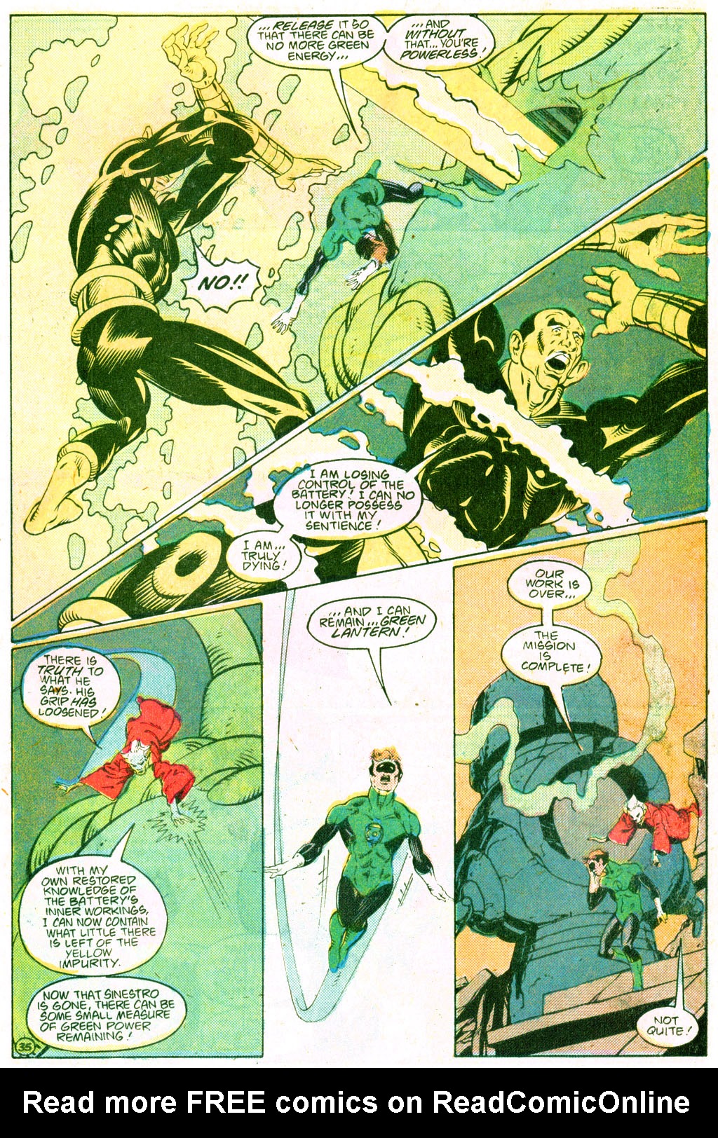 Read online The Green Lantern Corps comic -  Issue #224 - 35