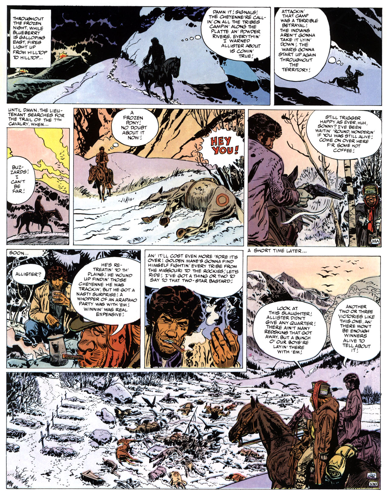Read online Epic Graphic Novel: Lieutenant Blueberry comic -  Issue #3 - 83