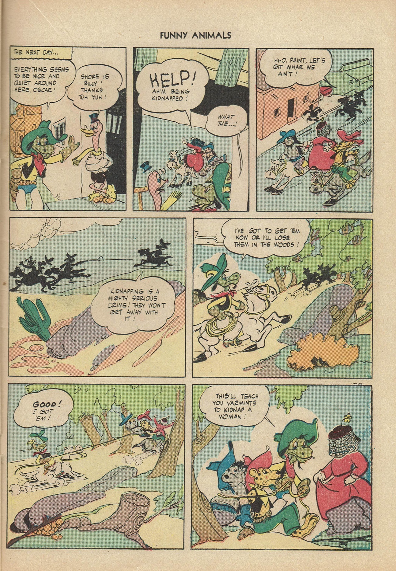 Read online Fawcett's Funny Animals comic -  Issue #39 - 33