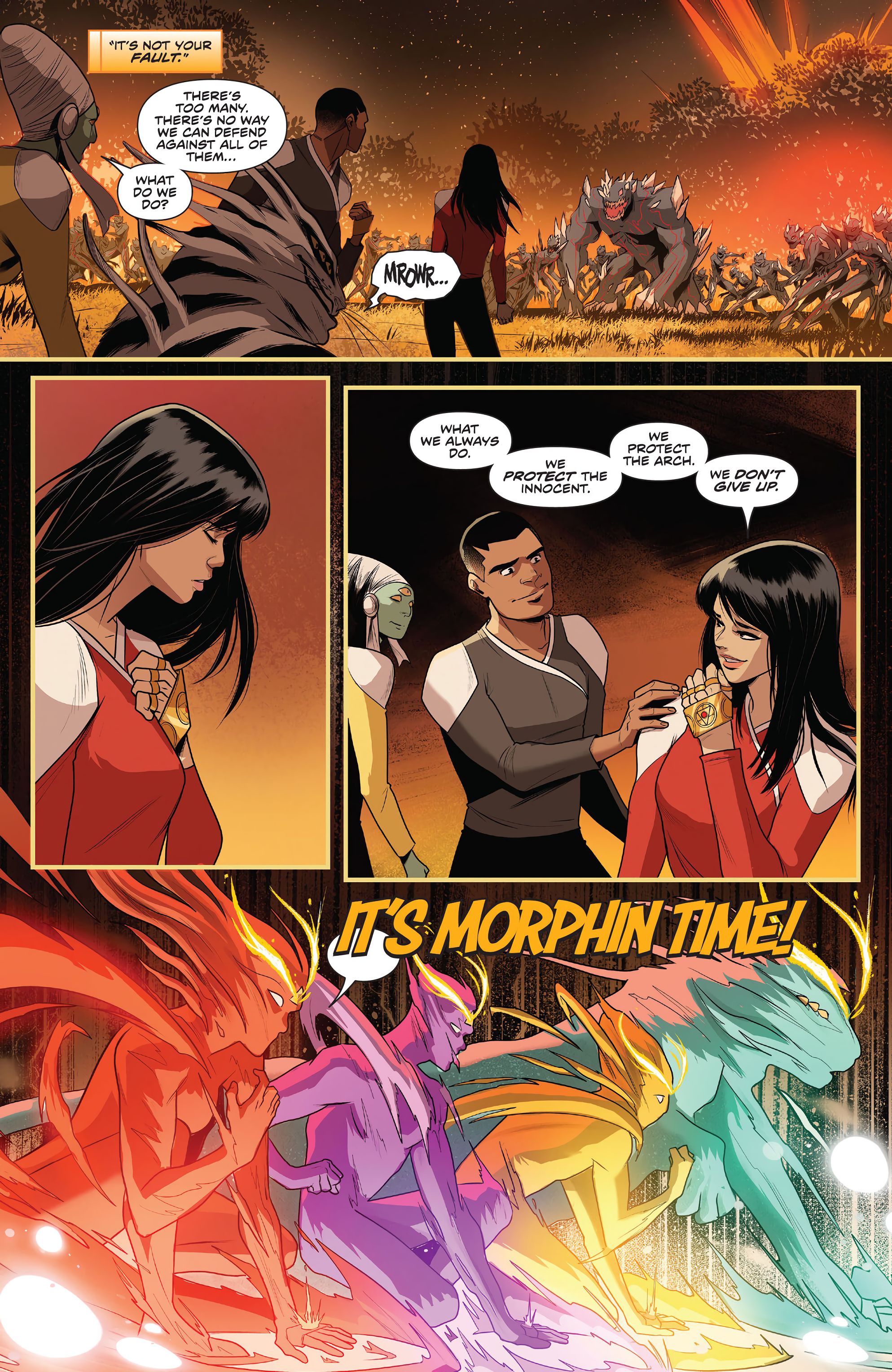 Read online Mighty Morphin Power Rangers comic -  Issue #110 - 17