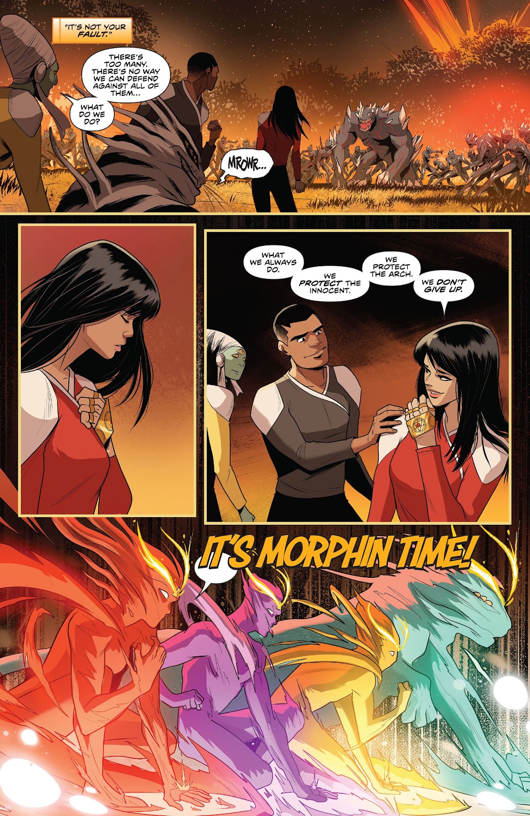 Mighty Morphin Power Rangers issue 110 - Page 17