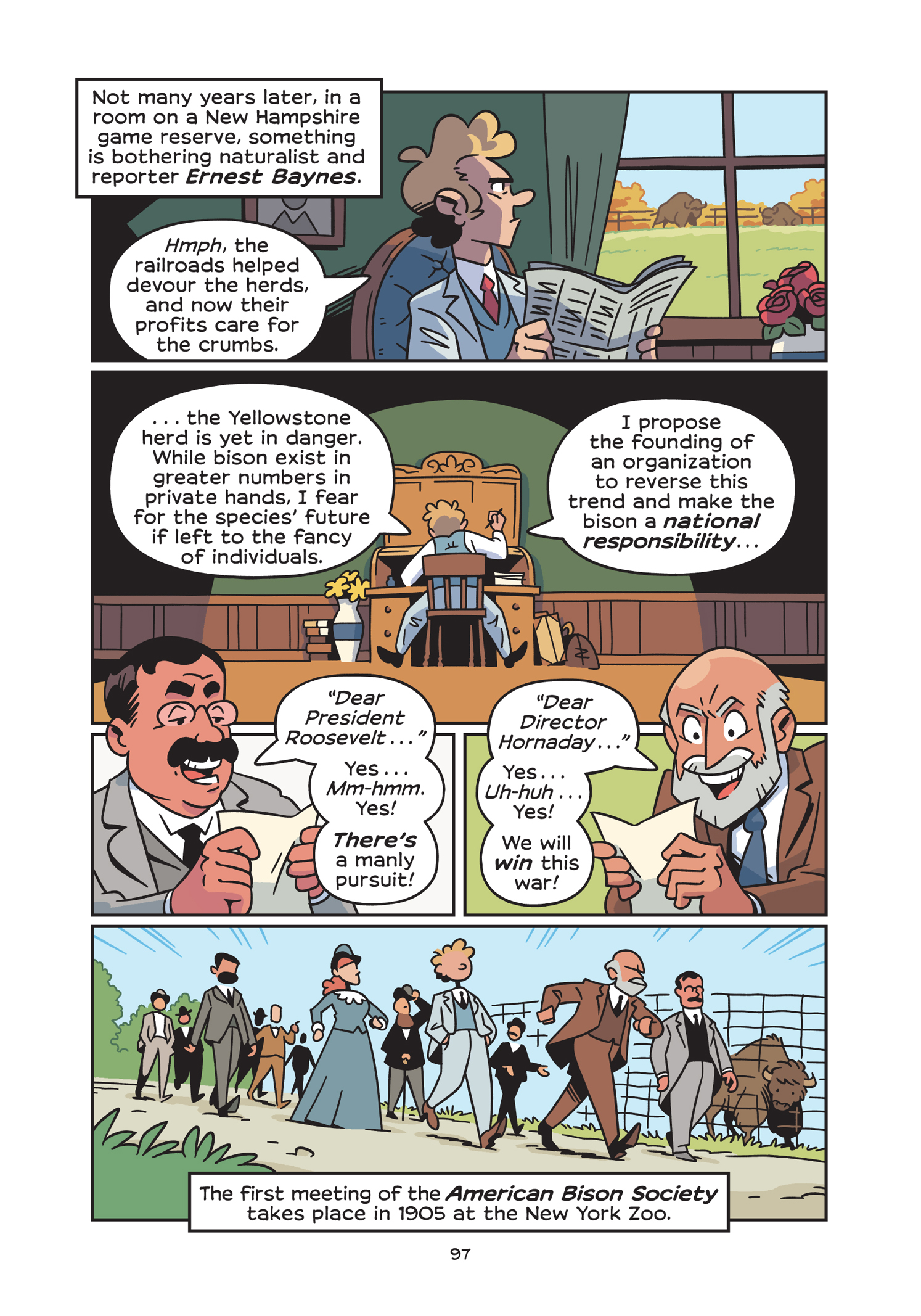 Read online History Comics comic -  Issue # The American Bison - The Buffalos Survival Tale - 103