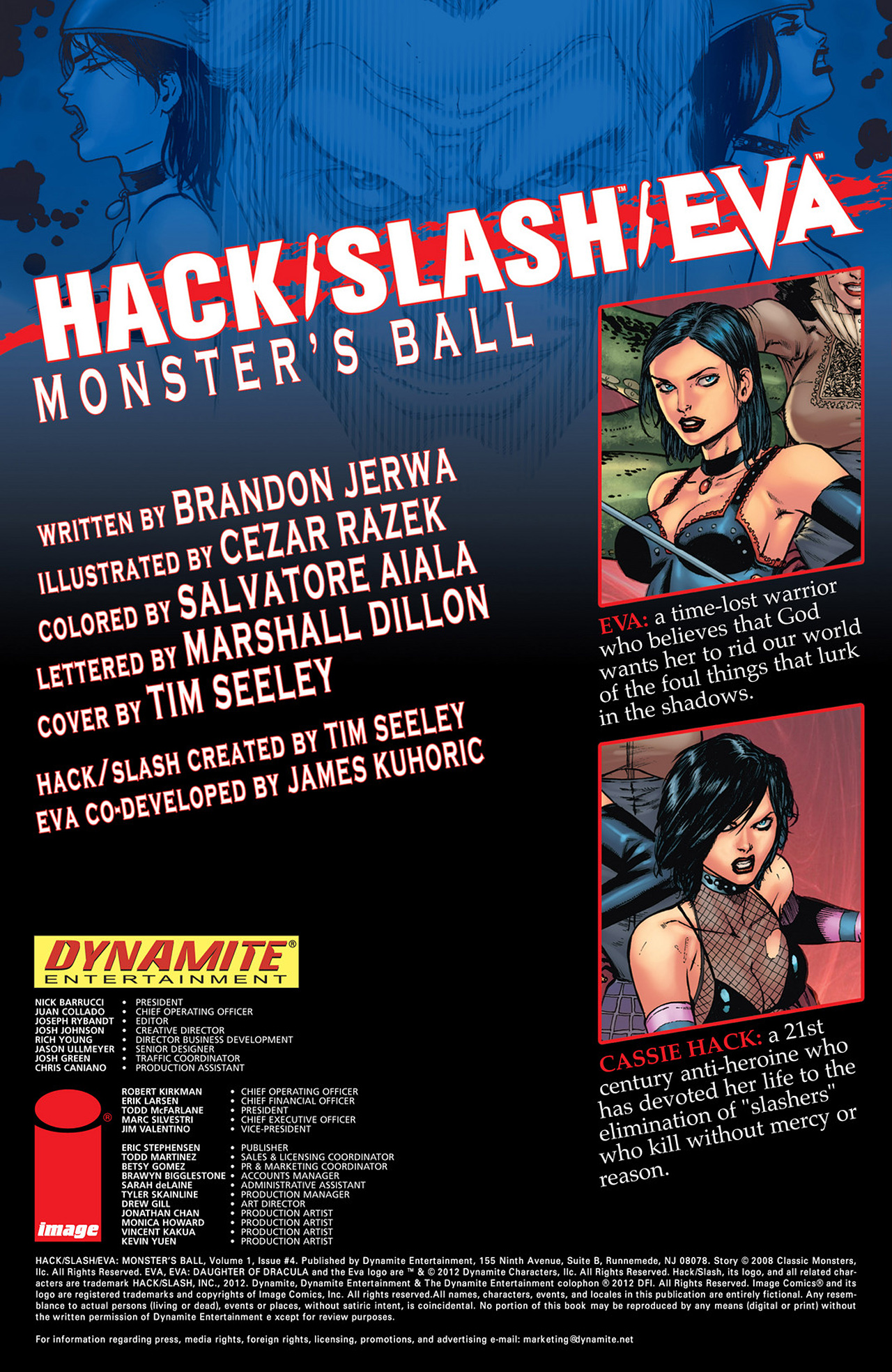 Read online Hack/Slash/Eva Monster's Ball comic -  Issue # _TPB - 77