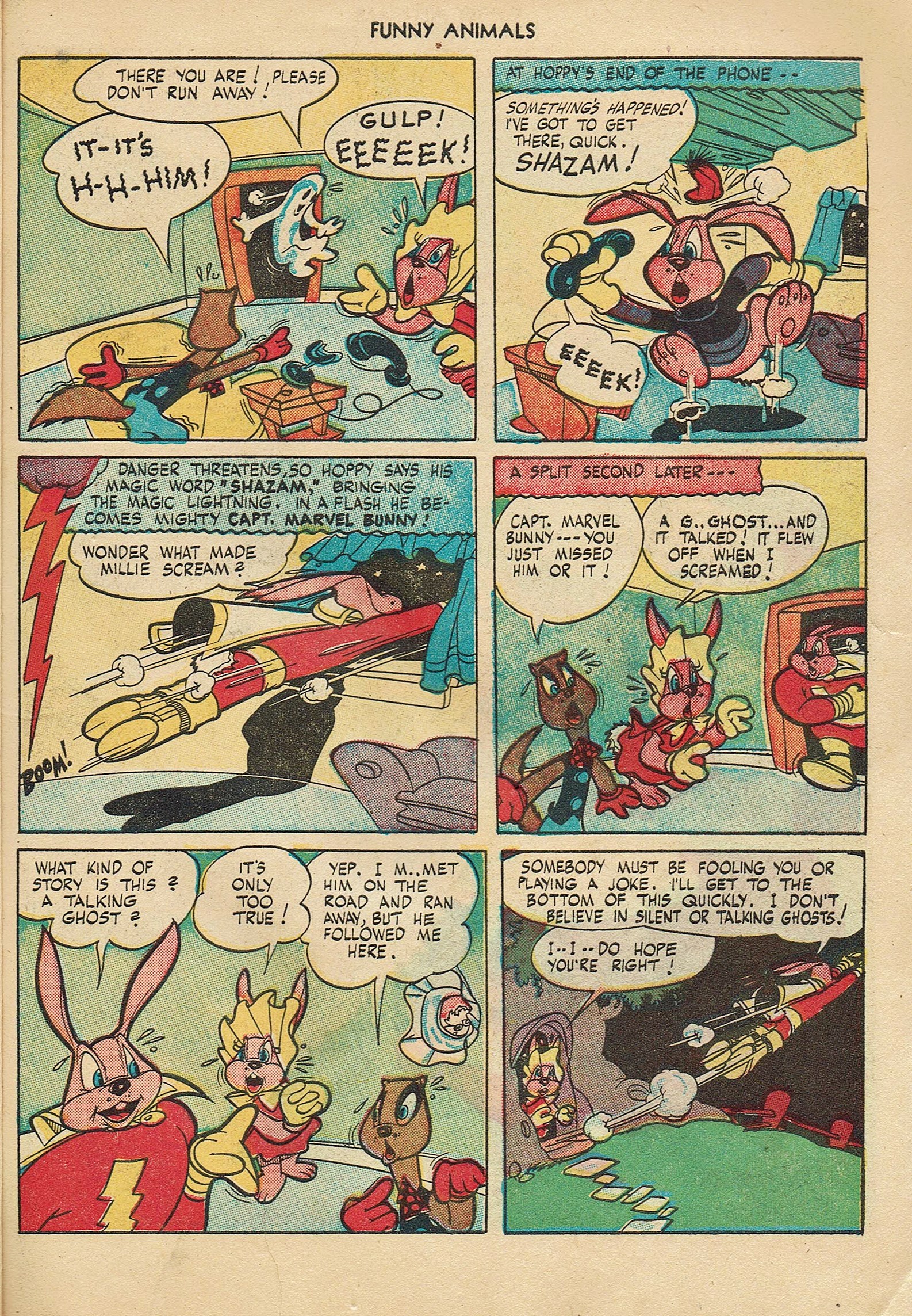 Read online Fawcett's Funny Animals comic -  Issue #46 - 7
