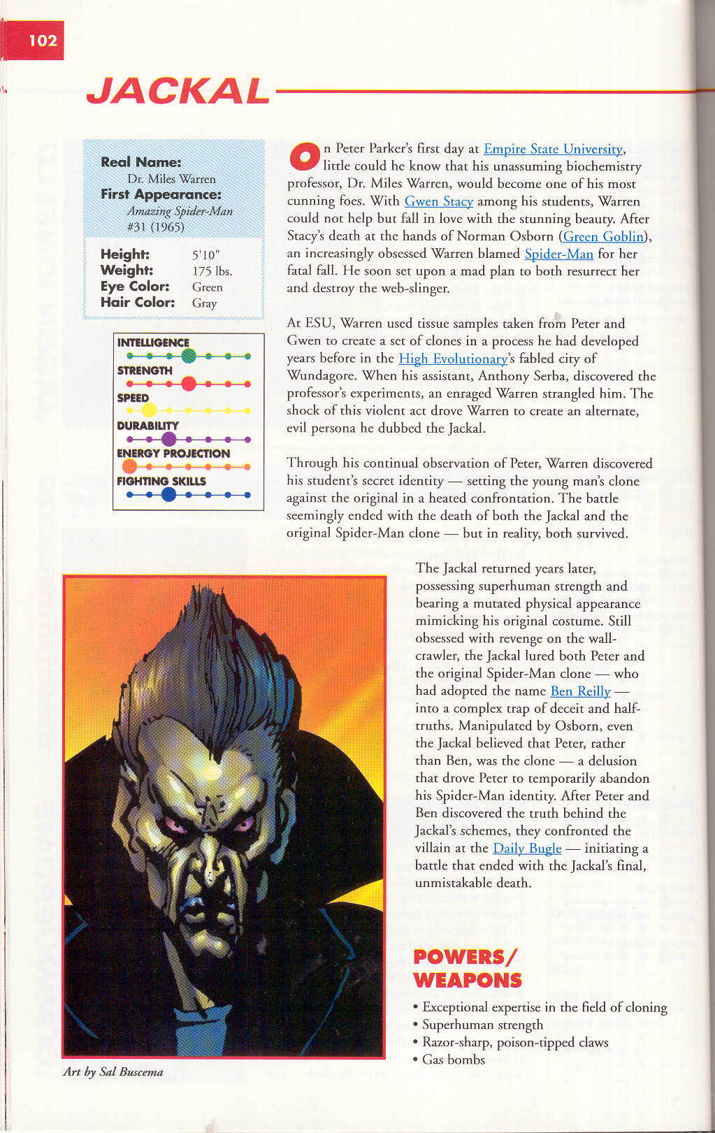 Read online Marvel Encyclopedia comic -  Issue # TPB 4 - 102