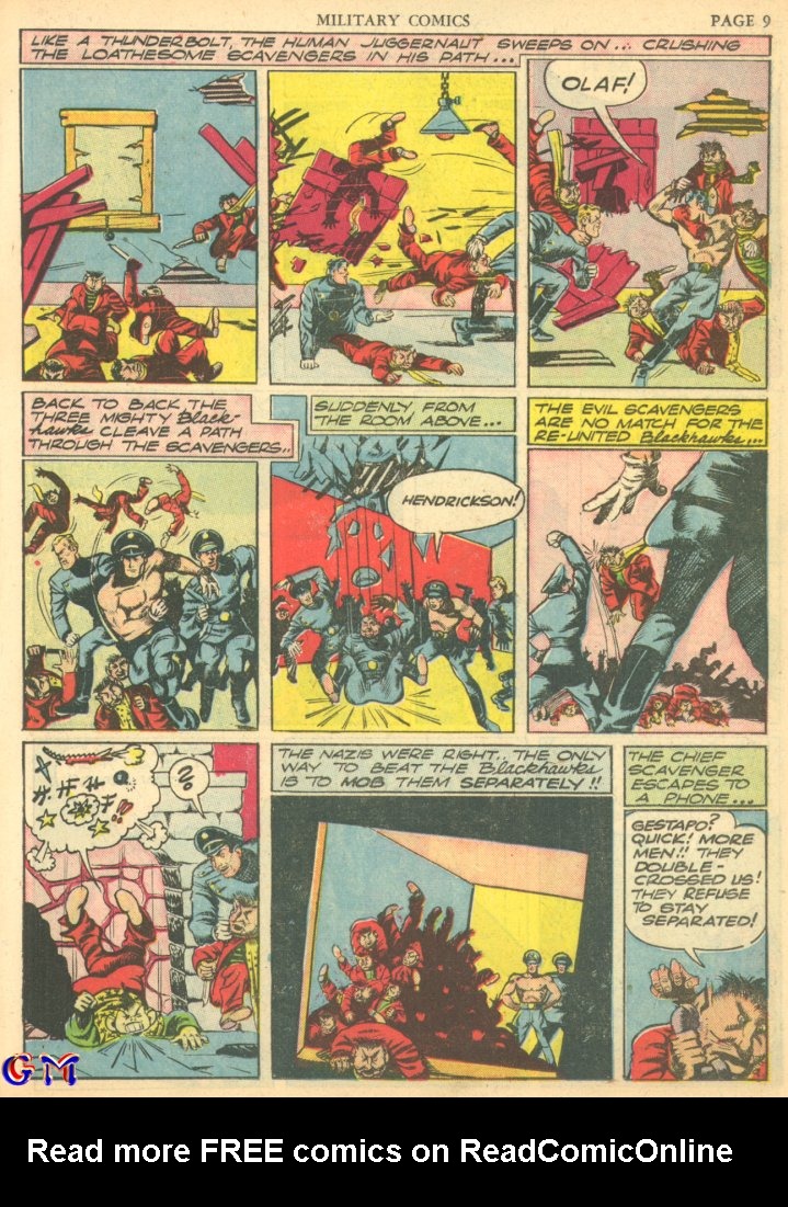 Read online Military Comics comic -  Issue #5 - 11