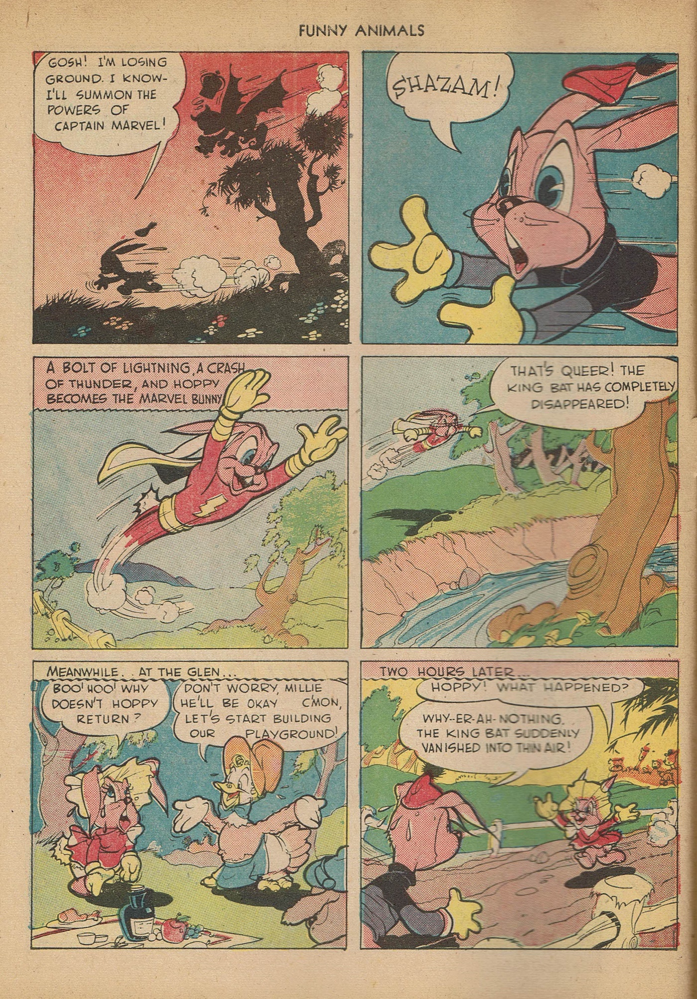 Read online Fawcett's Funny Animals comic -  Issue #14 - 8