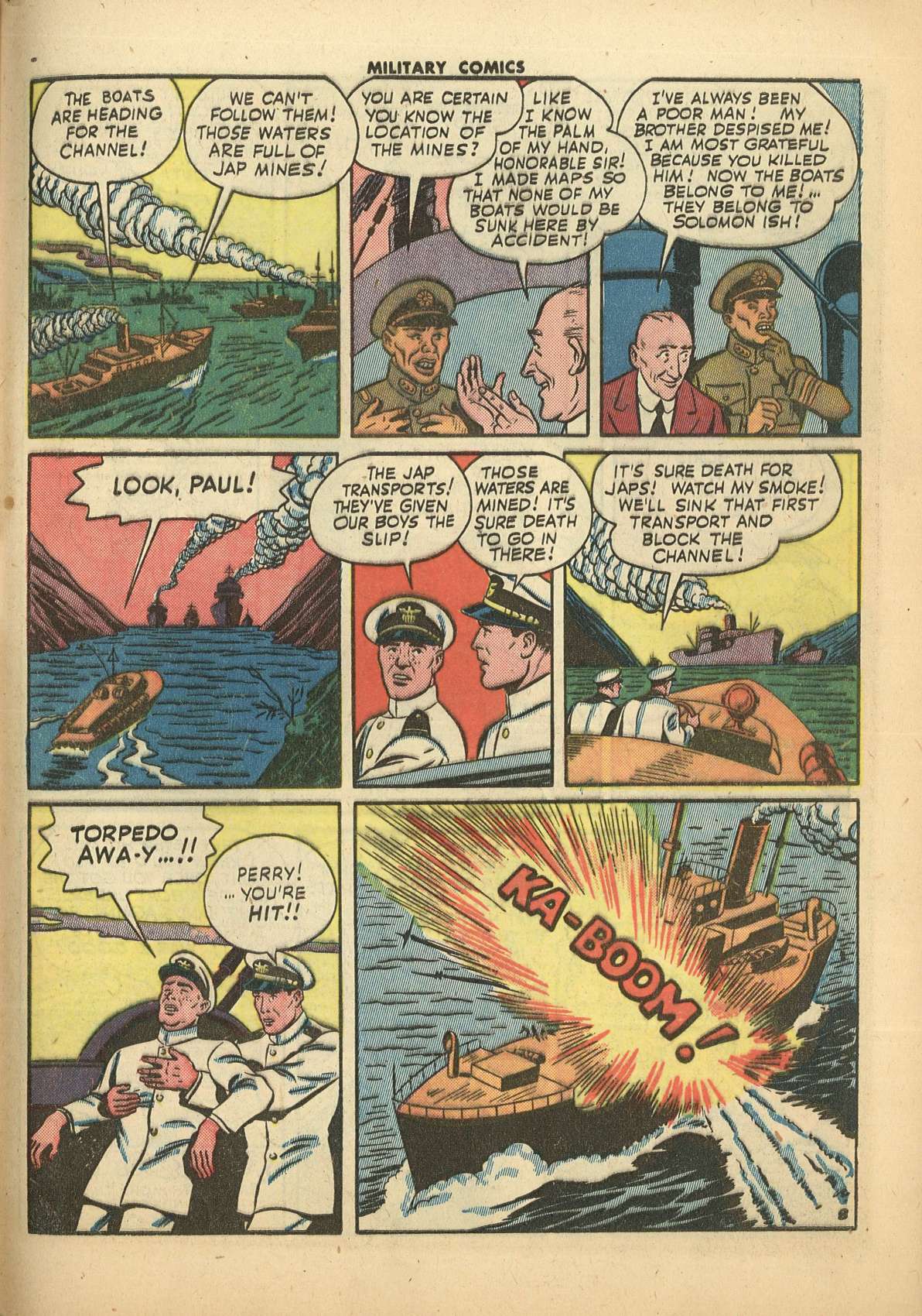 Read online Military Comics comic -  Issue #28 - 49