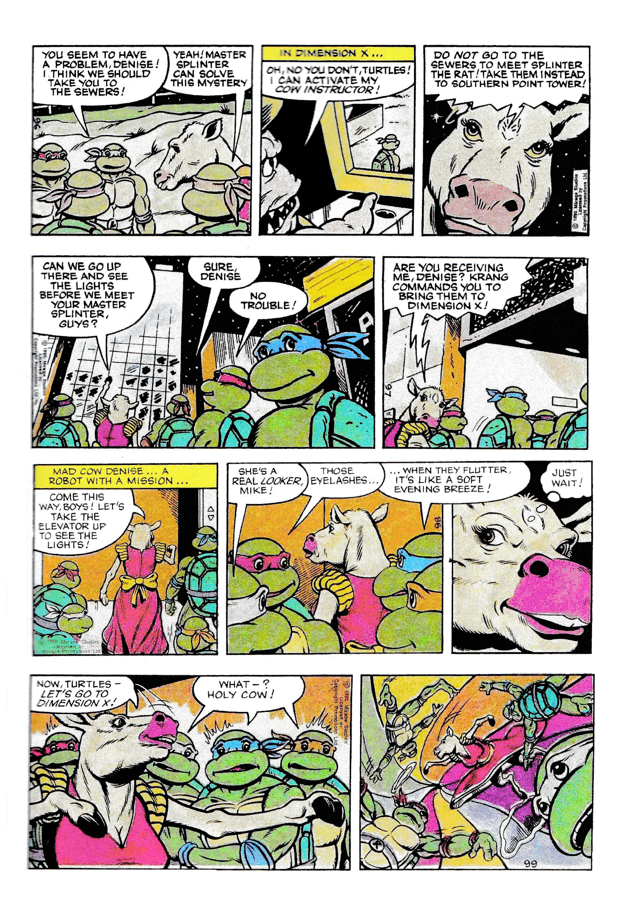 Read online Teenage Mutant Ninja Turtles: Complete Newspaper Daily Comic Strip Collection comic -  Issue # TPB 1 - 32