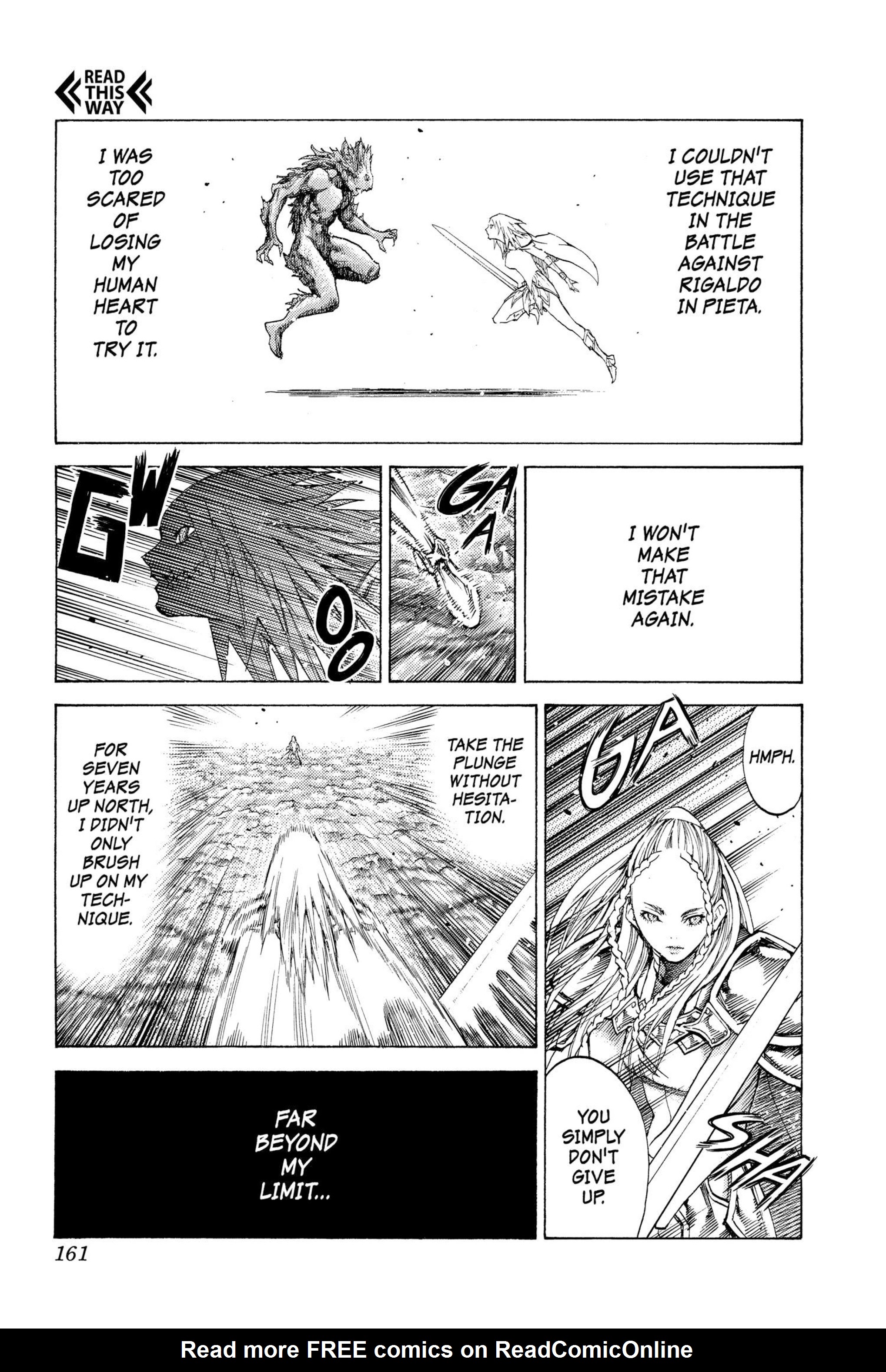 Read online Claymore comic -  Issue #21 - 148