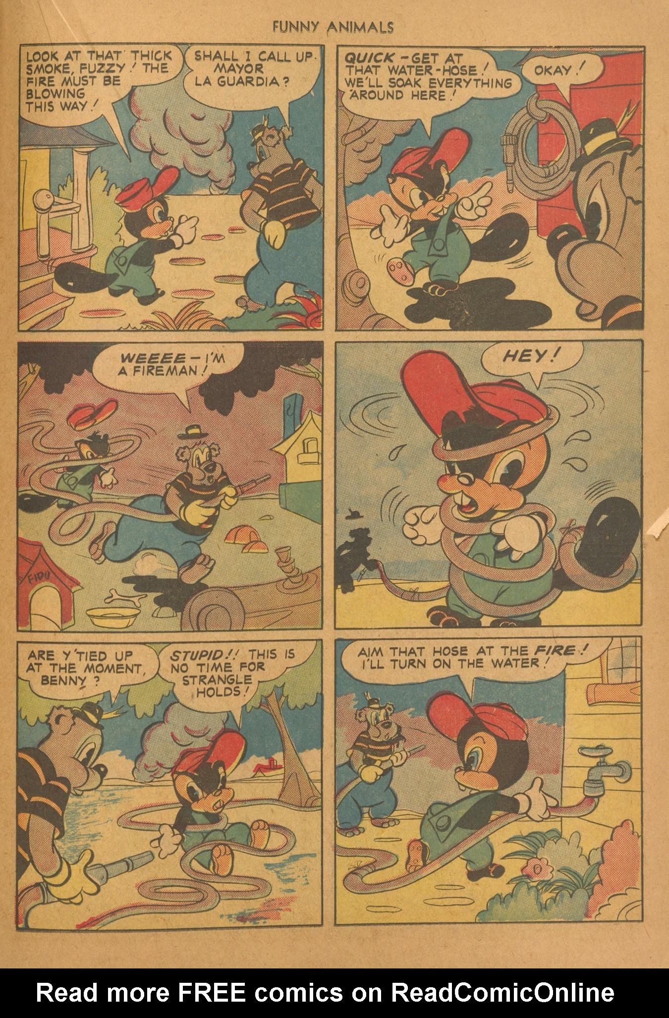 Read online Fawcett's Funny Animals comic -  Issue #12 - 37