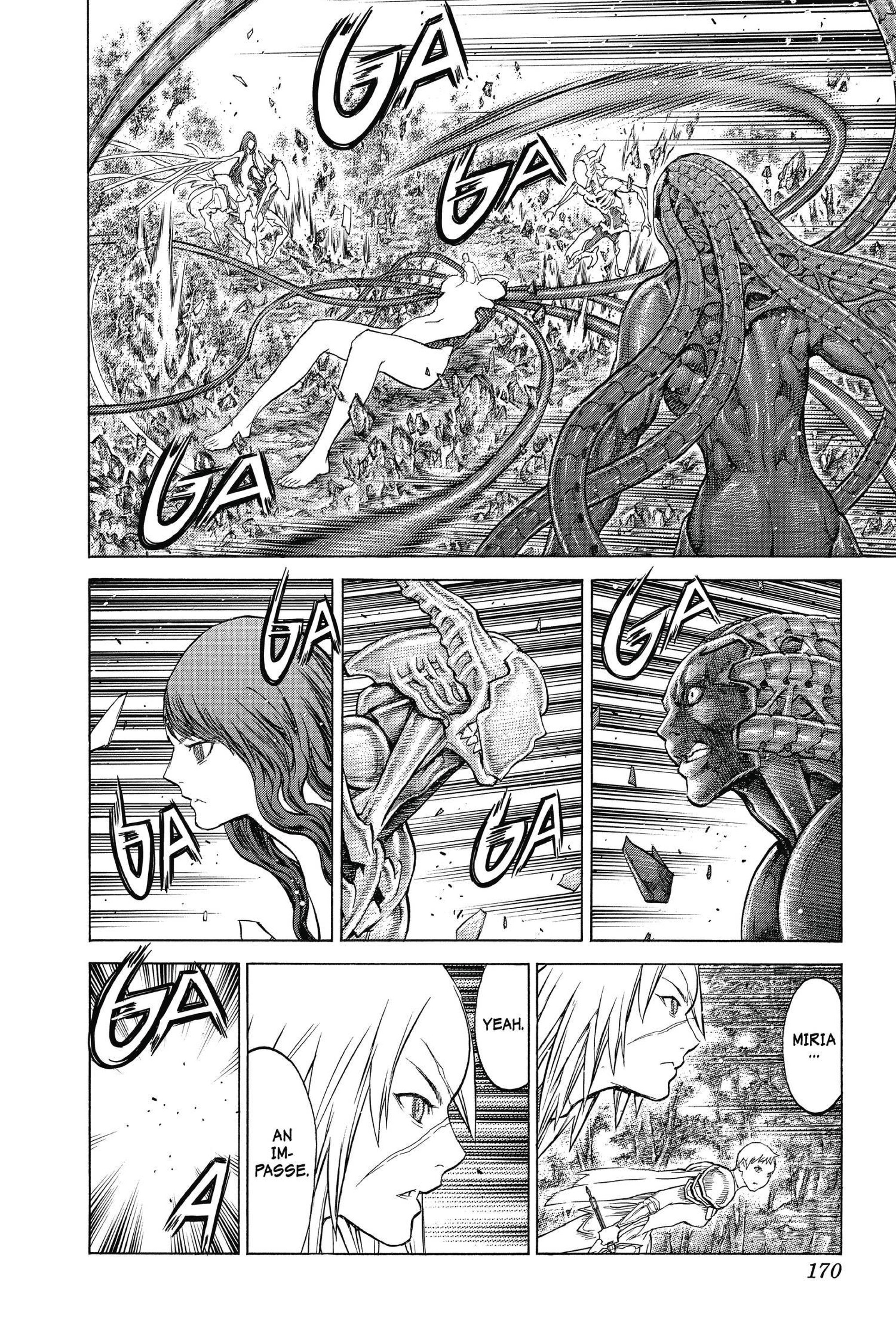 Read online Claymore comic -  Issue #25 - 150