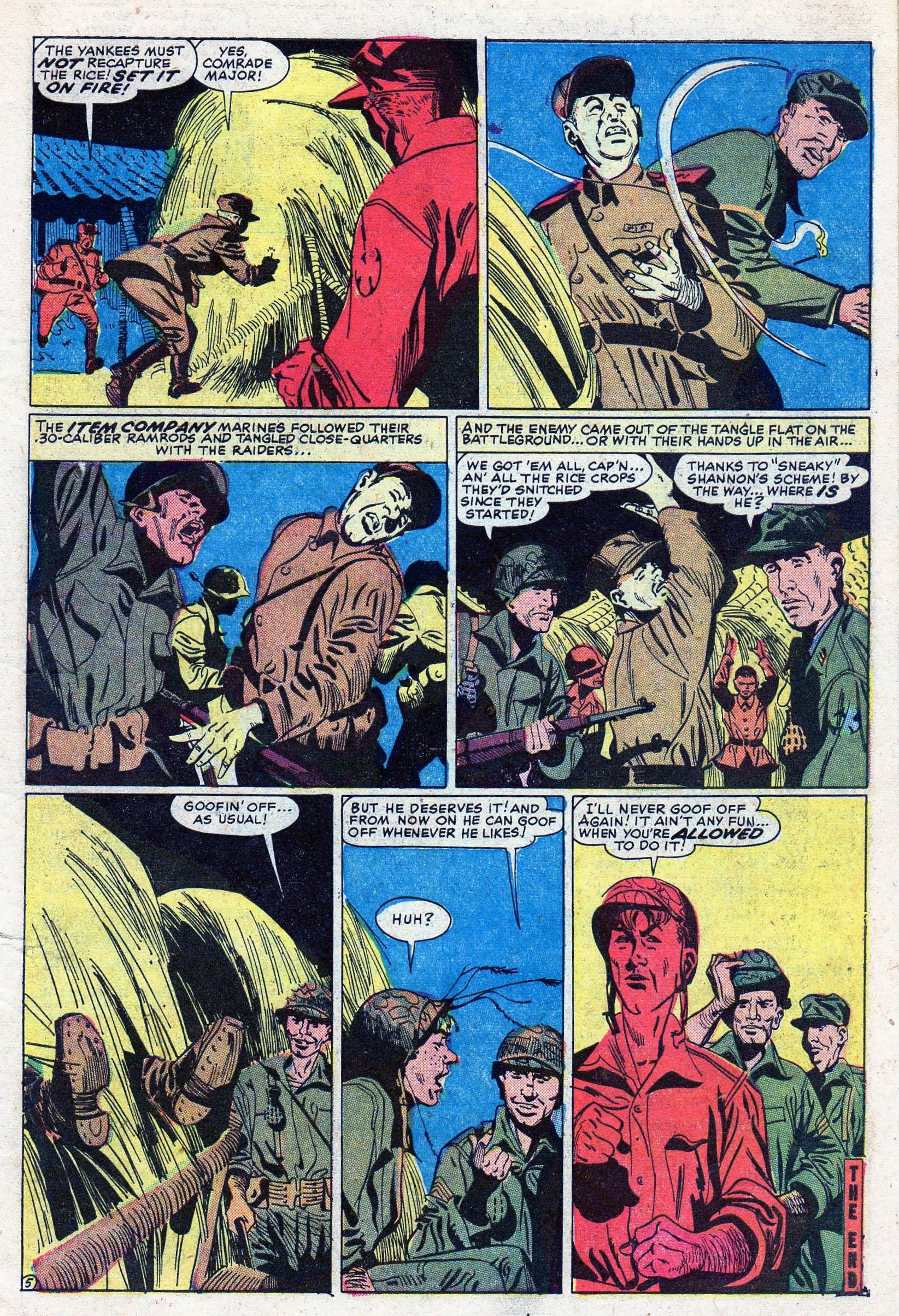 Read online Marines in Action comic -  Issue #13 - 7
