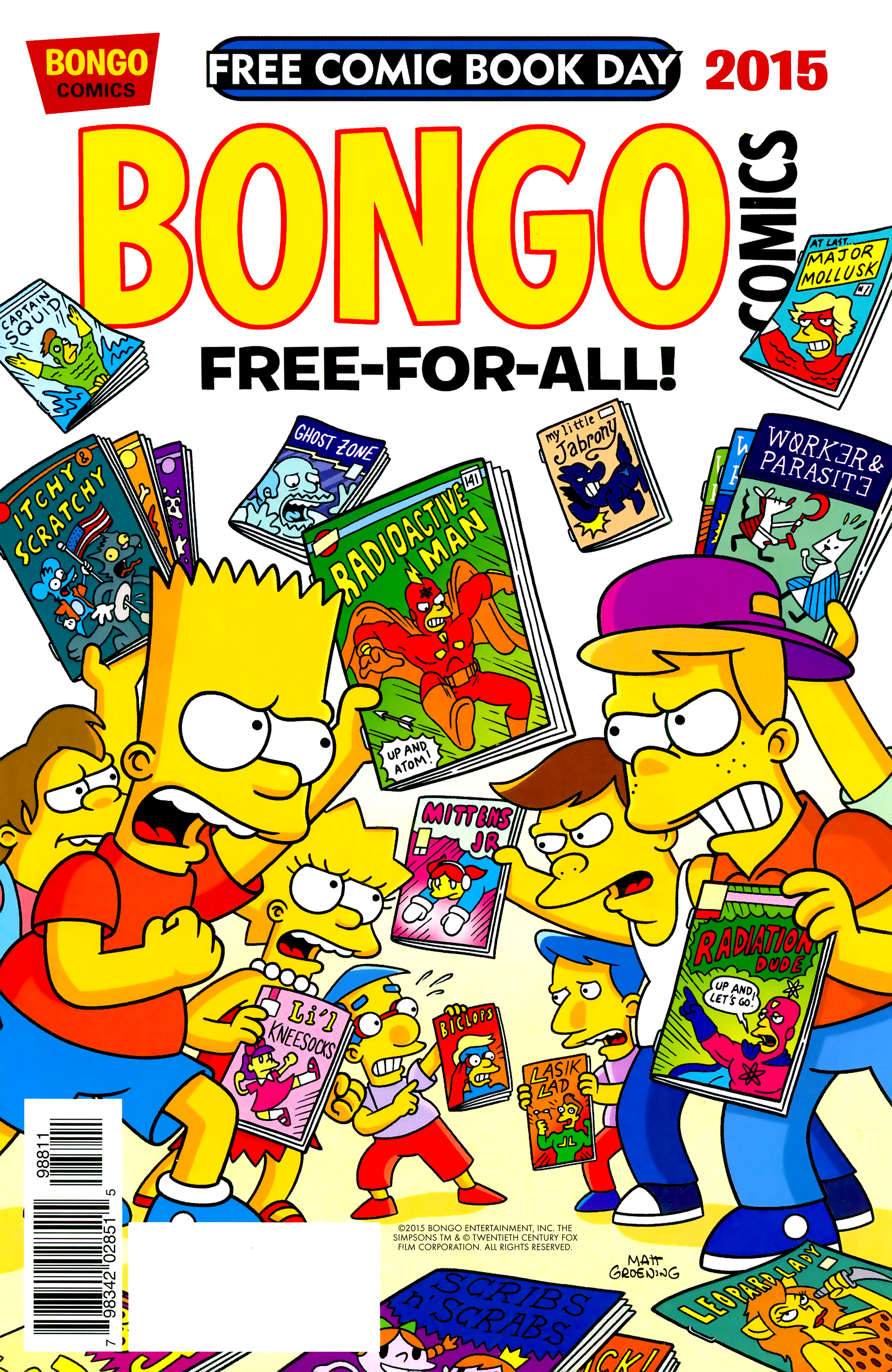 Read online Bongo Comics Free-For-All! comic -  Issue #2015 - 2