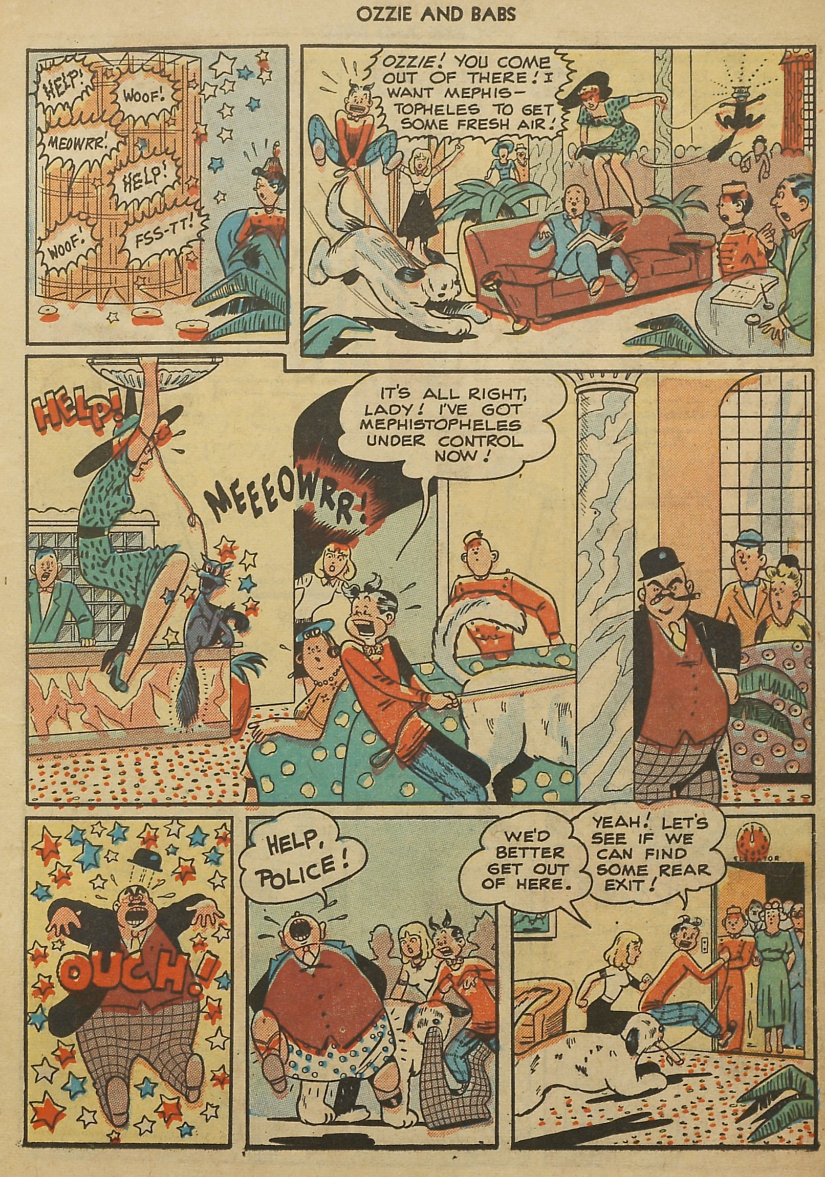 Read online Ozzie And Babs comic -  Issue #7 - 7