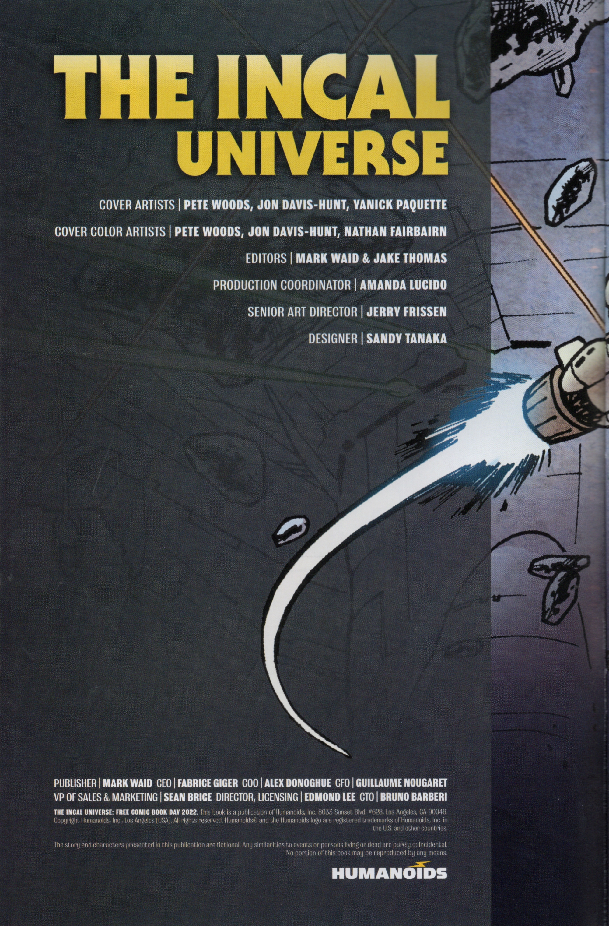 Read online Free Comic Book Day 2022 comic -  Issue # Humanoids The Incal Universe - 2
