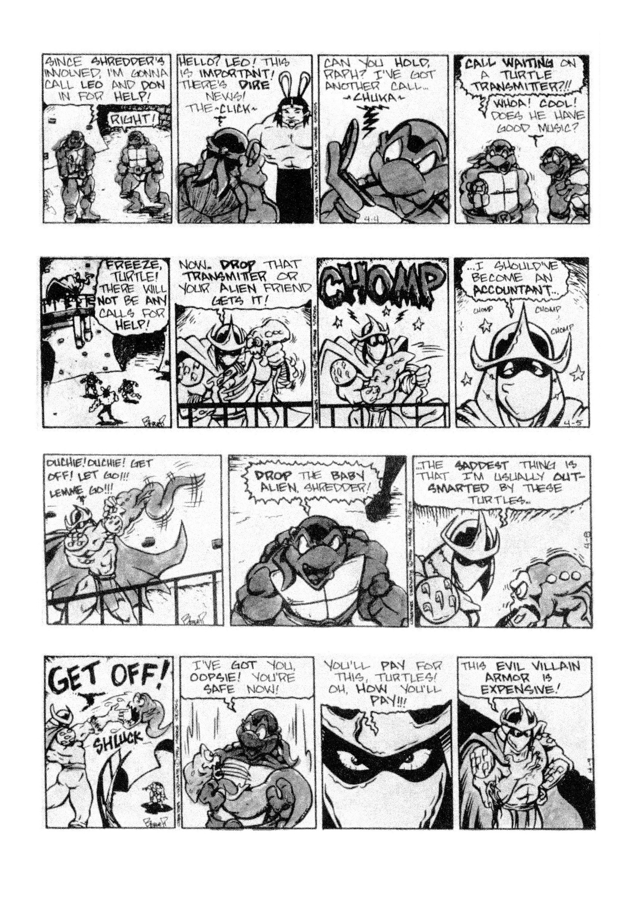Read online Teenage Mutant Ninja Turtles: Complete Newspaper Daily Comic Strip Collection comic -  Issue # TPB 3 (Part 2) - 52