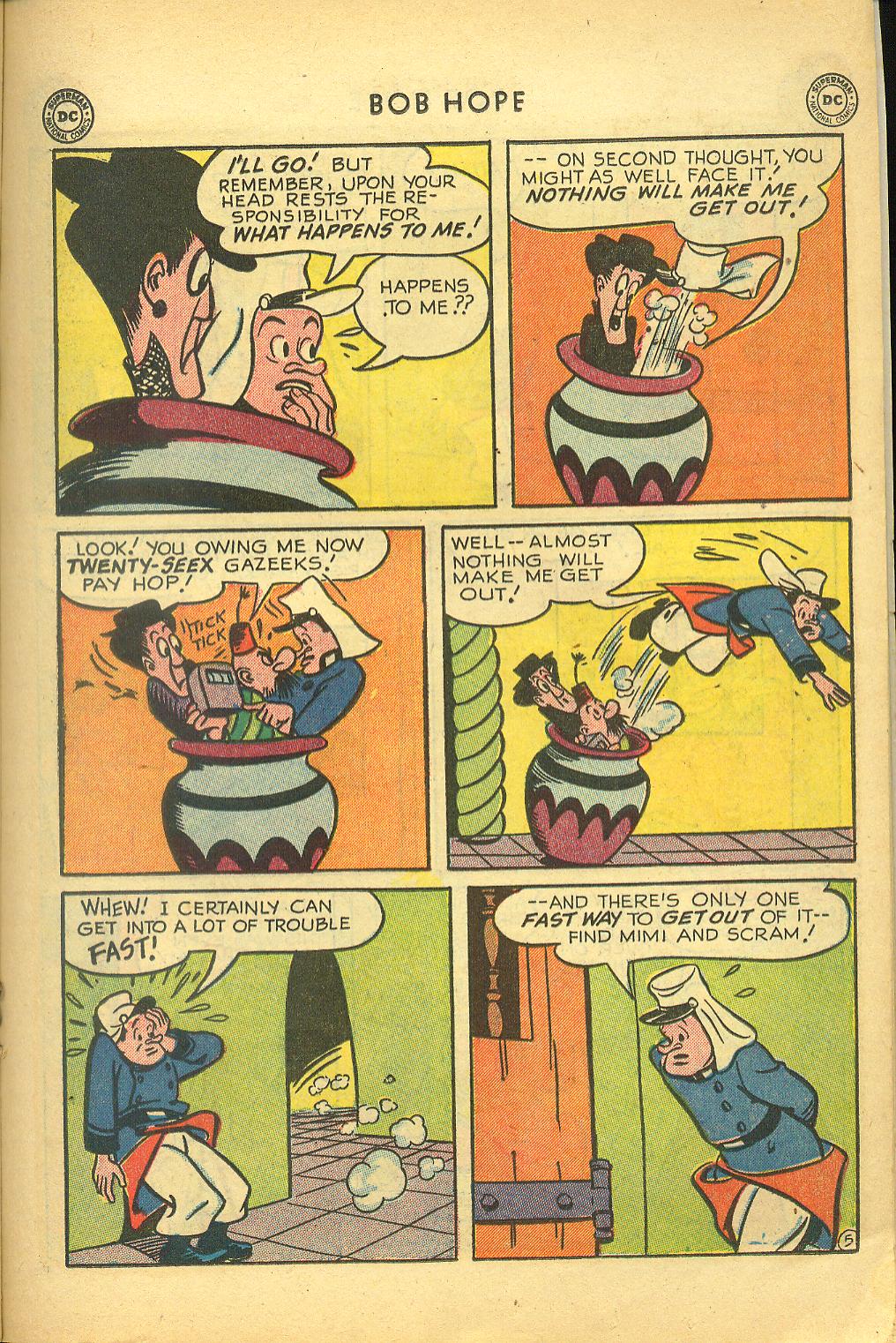 Read online The Adventures of Bob Hope comic -  Issue #10 - 29