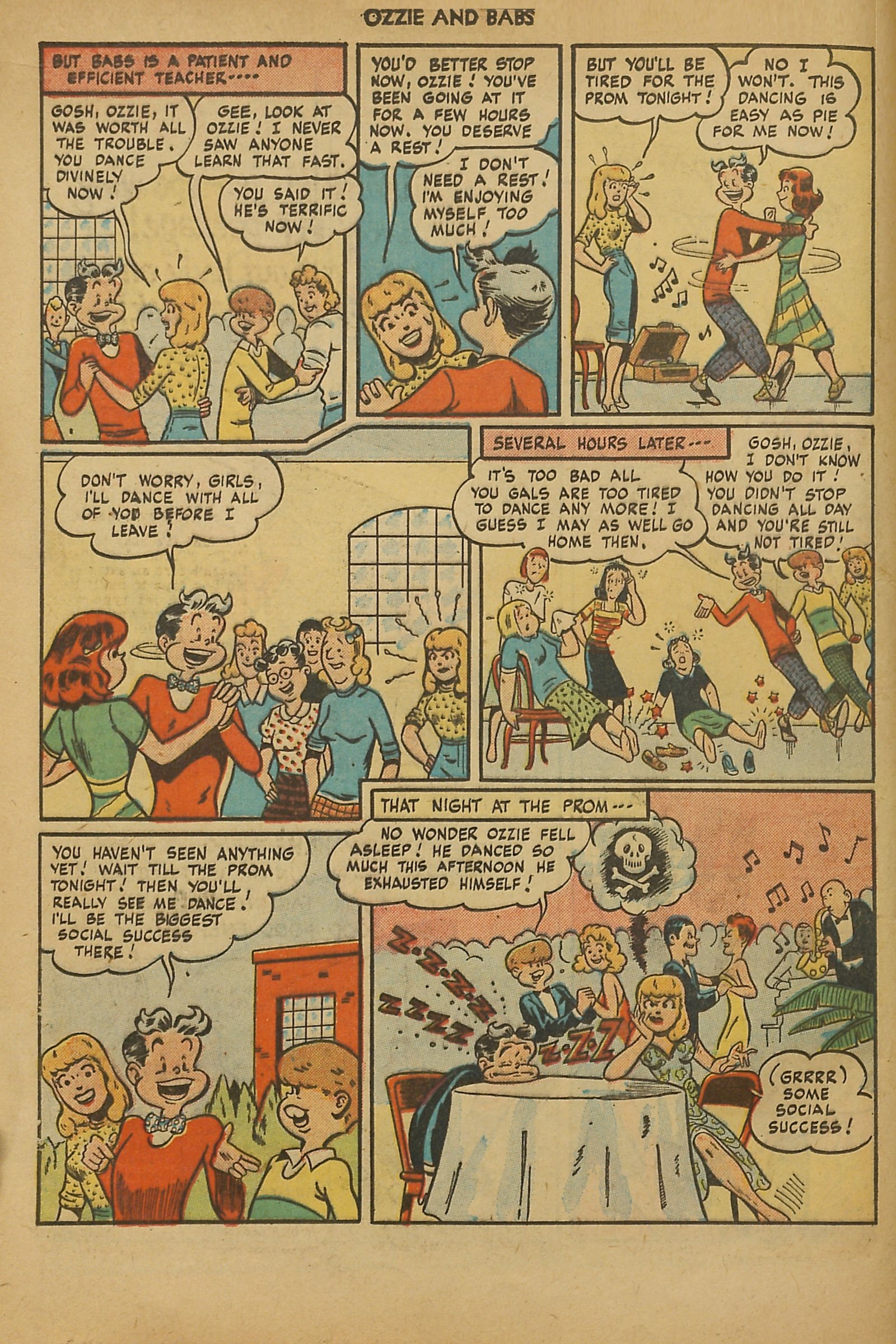Read online Ozzie And Babs comic -  Issue #11 - 12