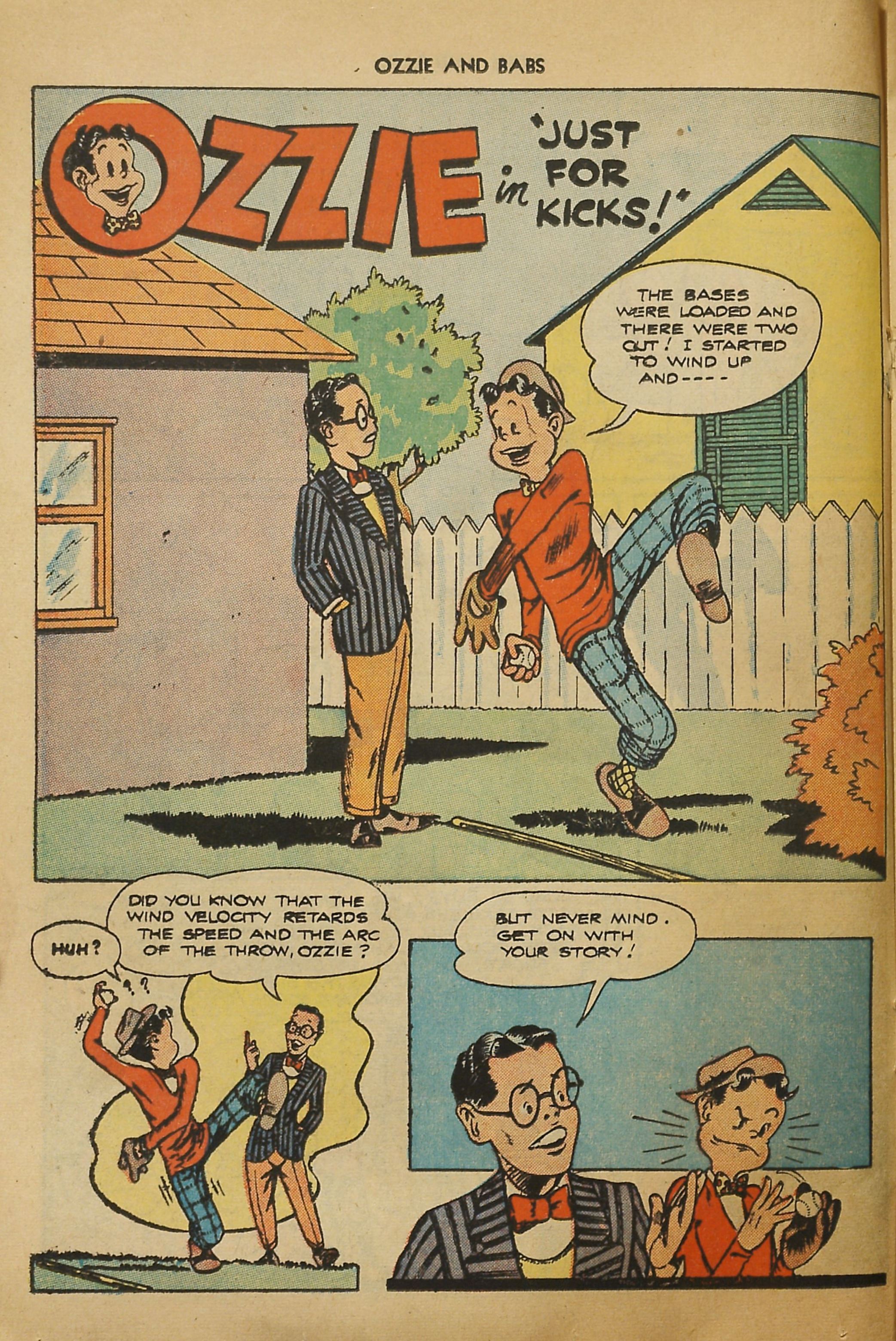 Read online Ozzie And Babs comic -  Issue #1 - 24