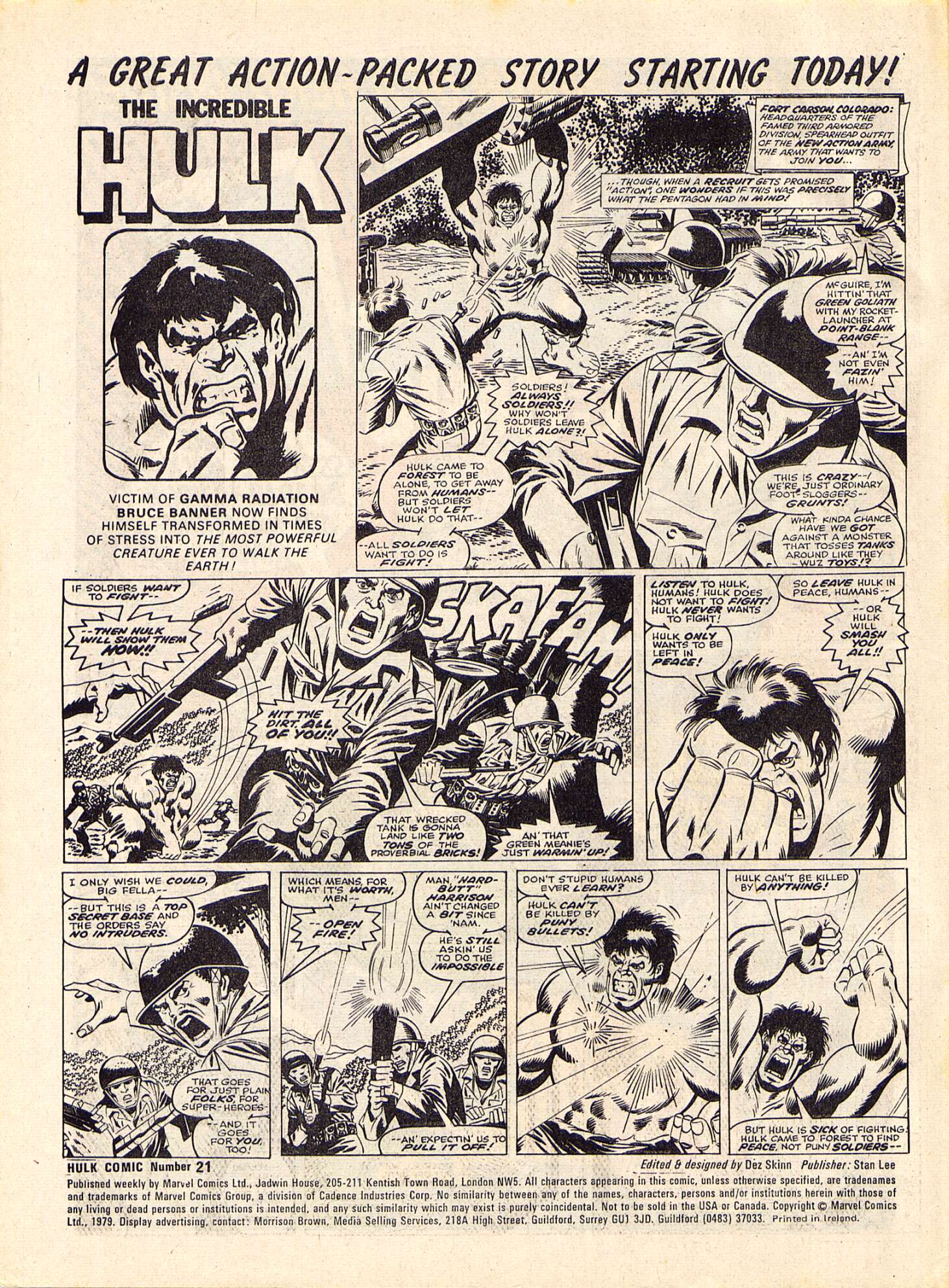 Read online Hulk Comic comic -  Issue #21 - 2