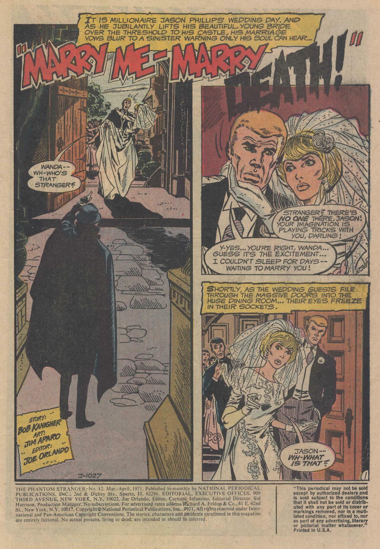Read online The Phantom Stranger (1969) comic -  Issue #12 - 3