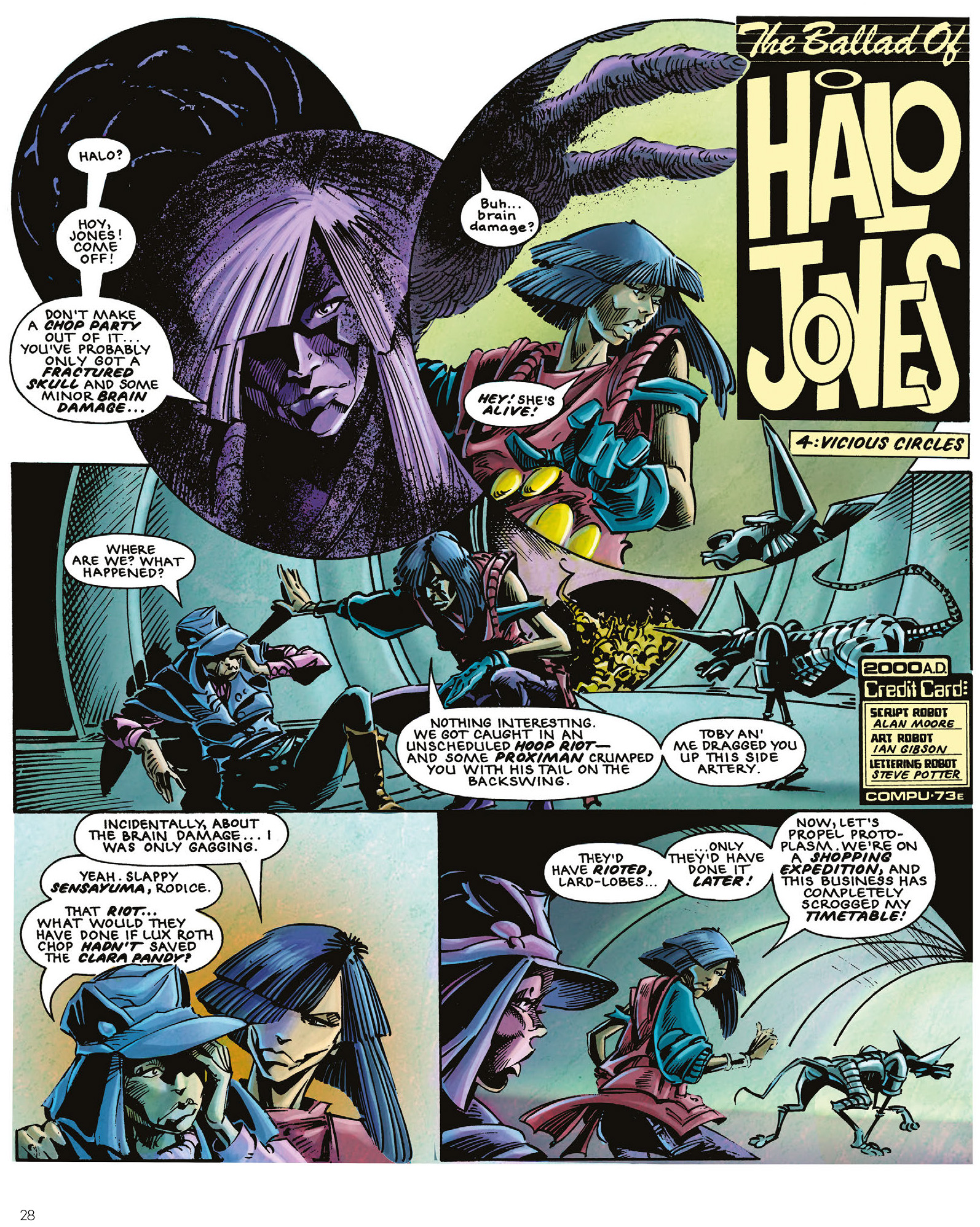 Read online The Ballad of Halo Jones: Full Colour Omnibus Edition comic -  Issue # TPB (Part 1) - 30