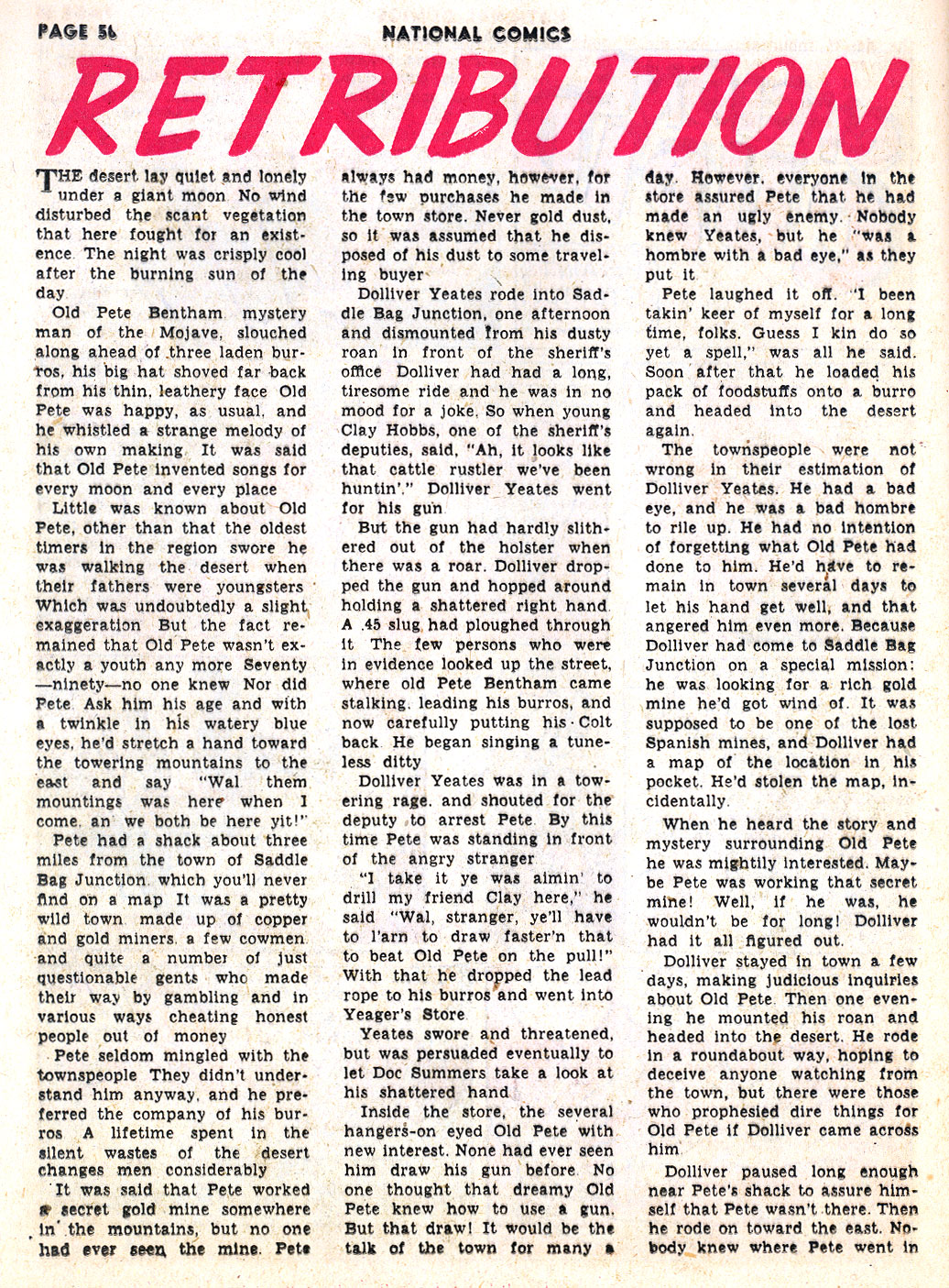 Read online National Comics comic -  Issue #30 - 52