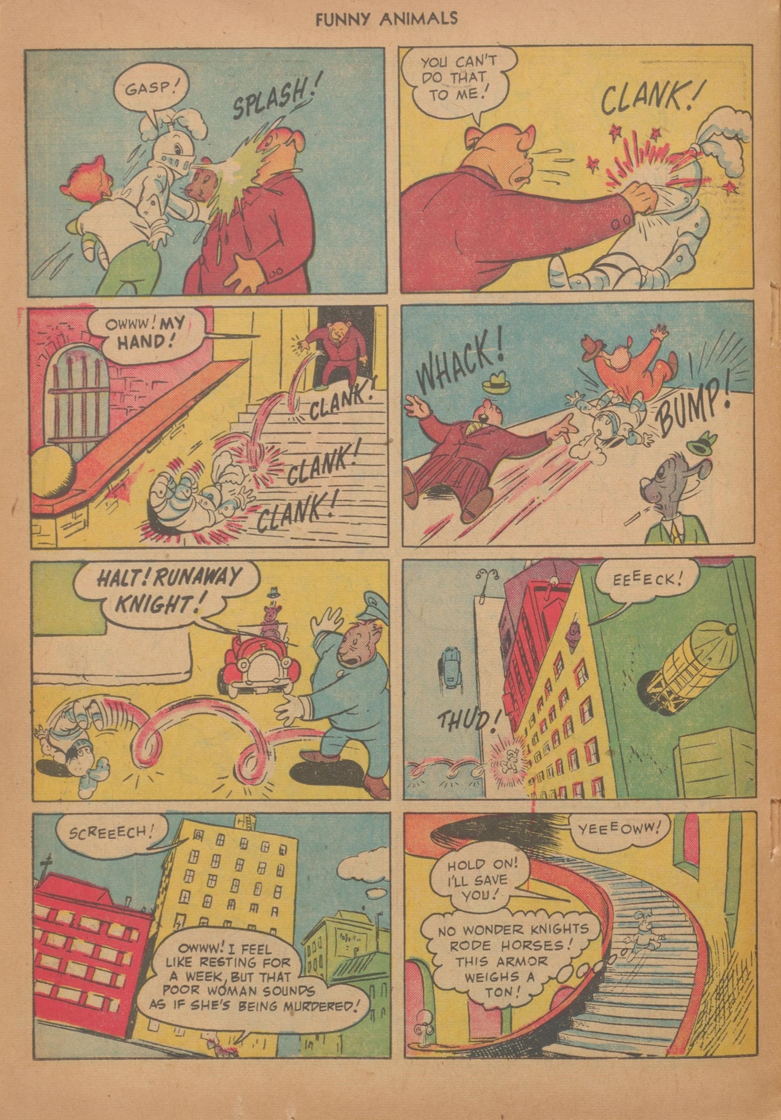 Read online Fawcett's Funny Animals comic -  Issue #74 - 22