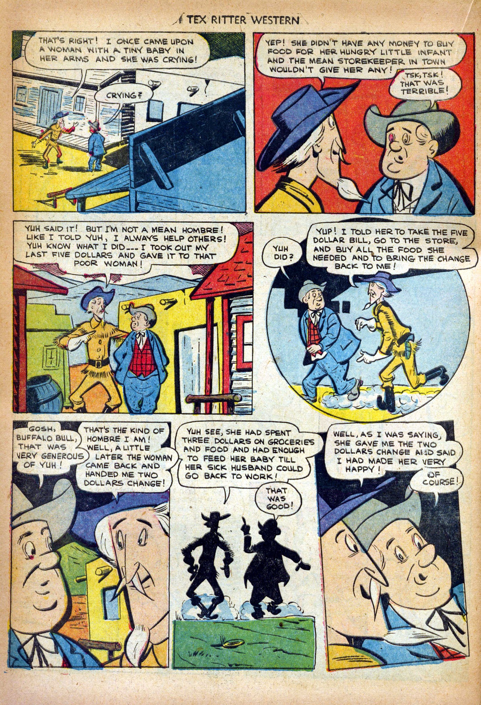 Read online Tex Ritter Western comic -  Issue #14 - 16