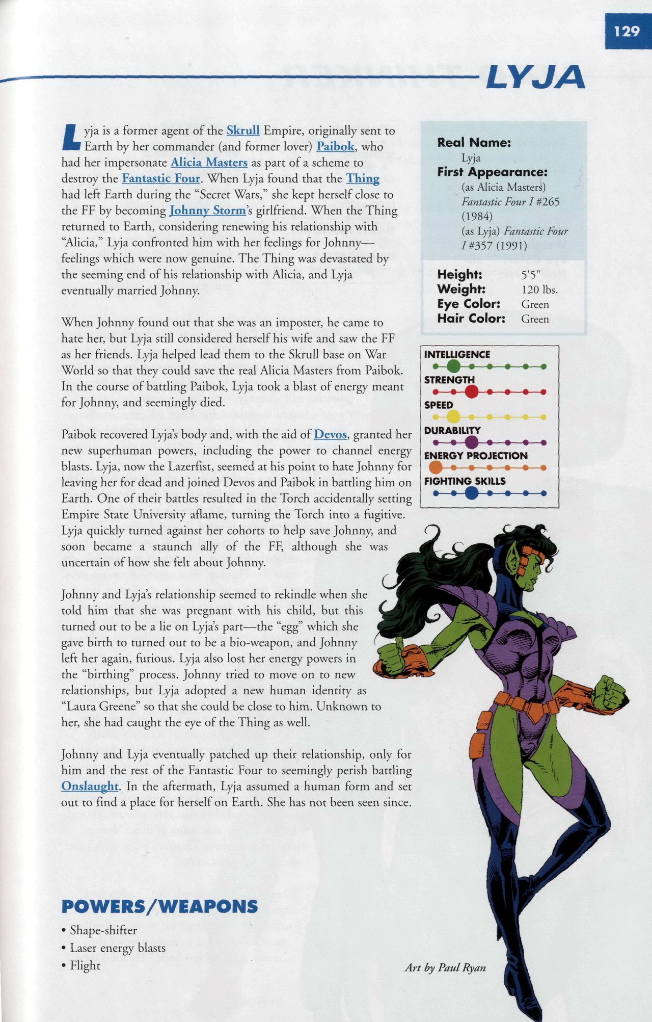 Read online Marvel Encyclopedia comic -  Issue # TPB 6 - 132