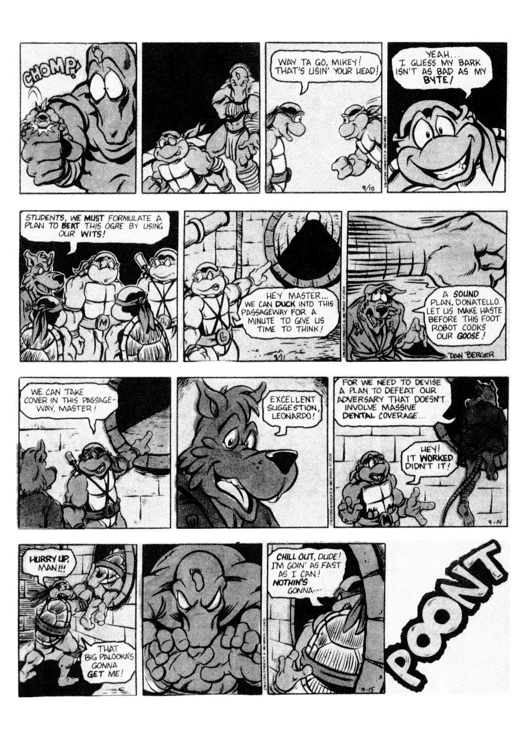 Read online Teenage Mutant Ninja Turtles: Complete Newspaper Daily Comic Strip Collection comic -  Issue # TPB 2 (Part 2) - 31