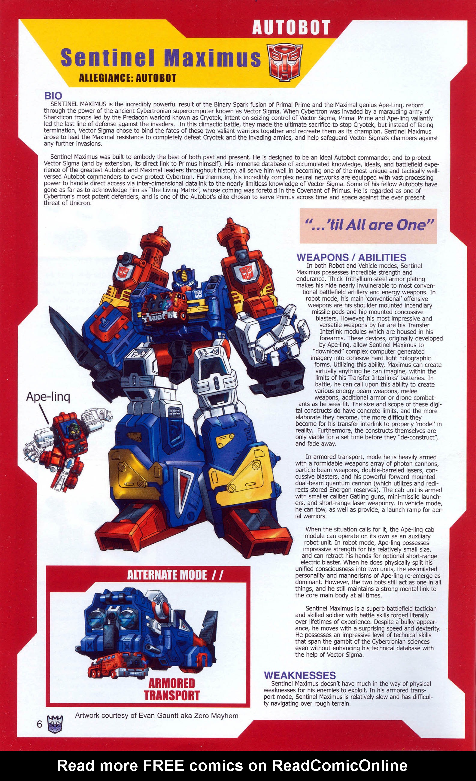 Read online Transformers: Collectors' Club comic -  Issue #7 - 6
