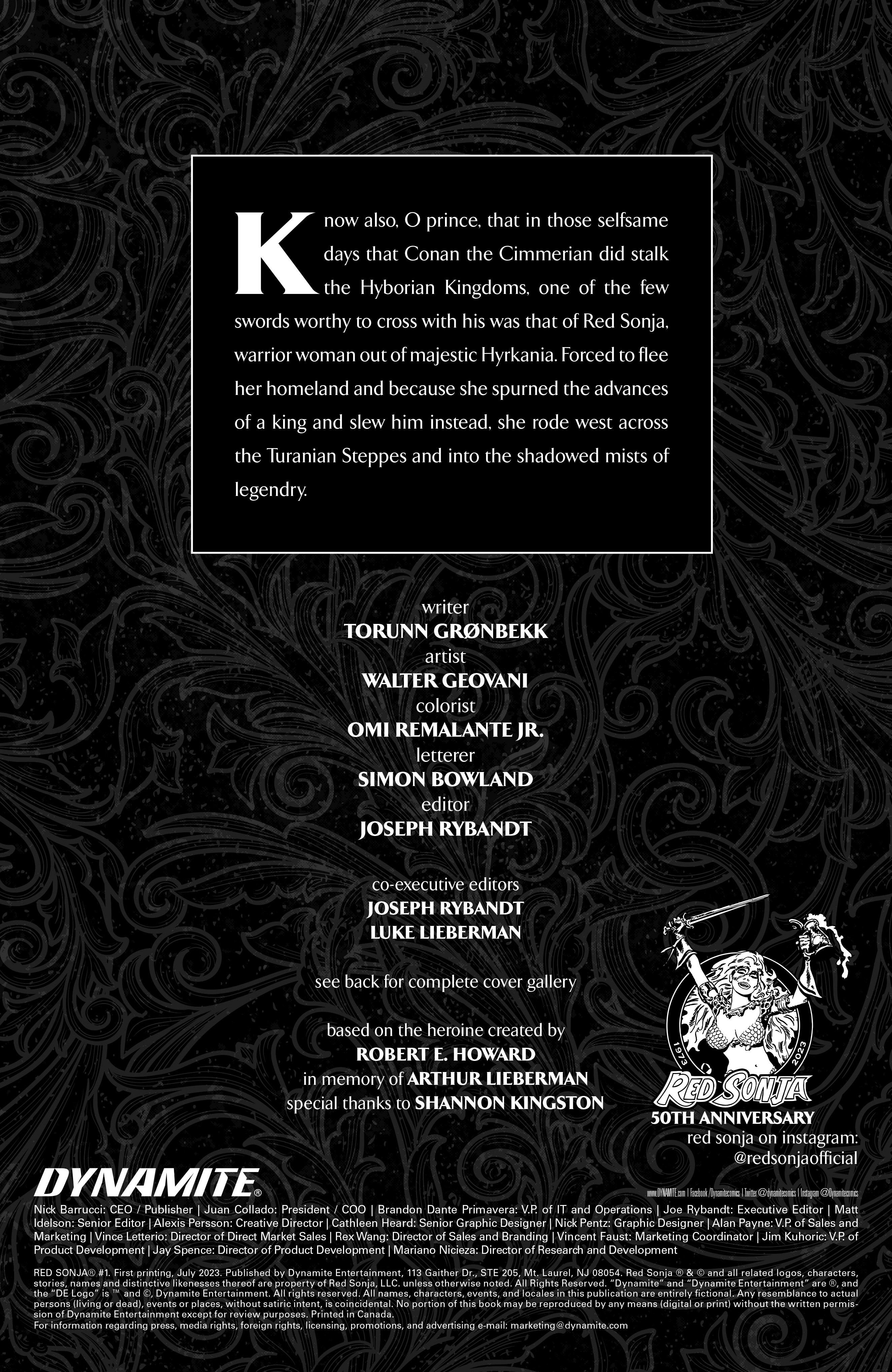 Read online Red Sonja (2023) comic -  Issue #1 - 10