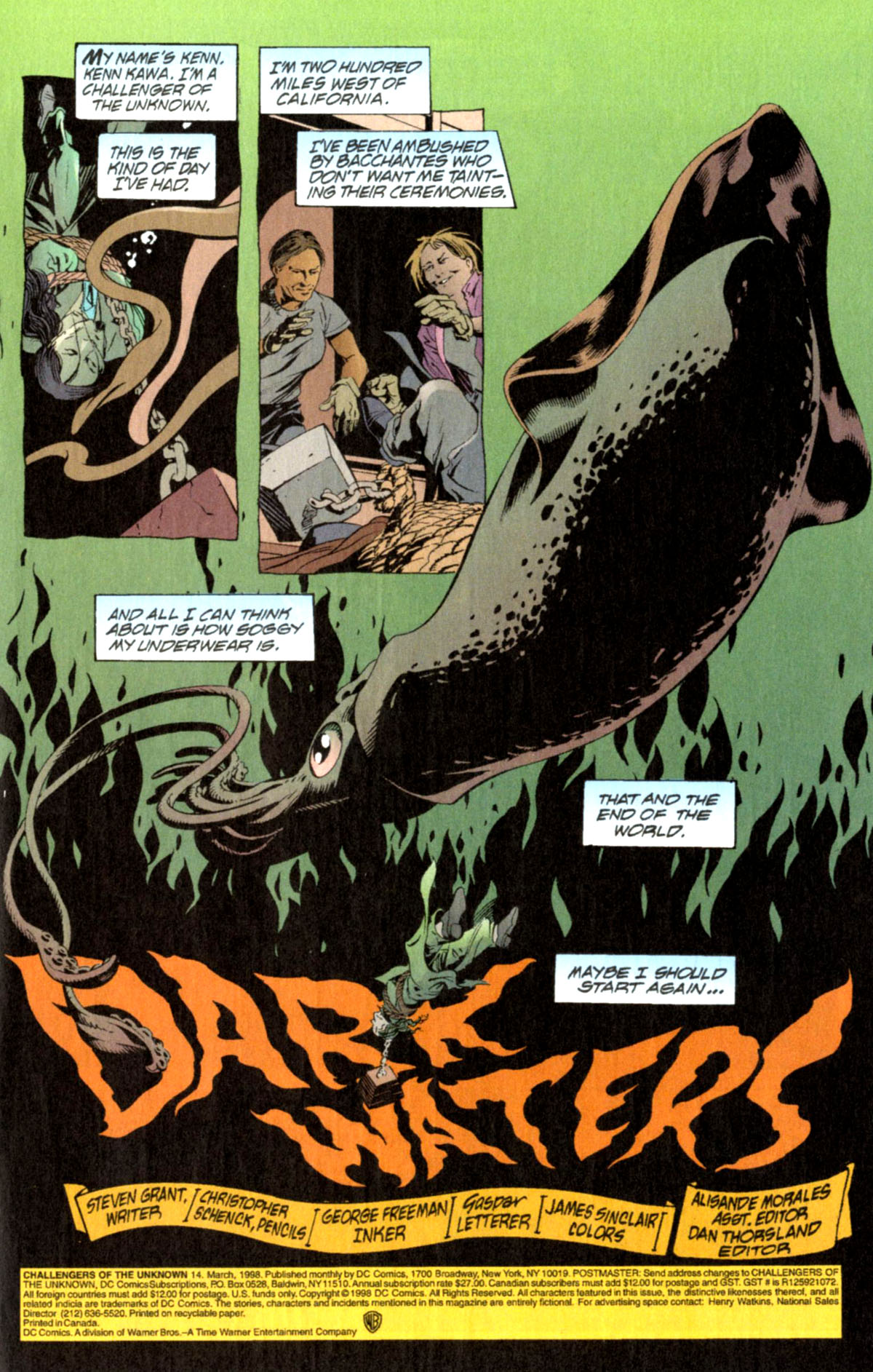 Read online Challengers of the Unknown (1997) comic -  Issue #14 - 3