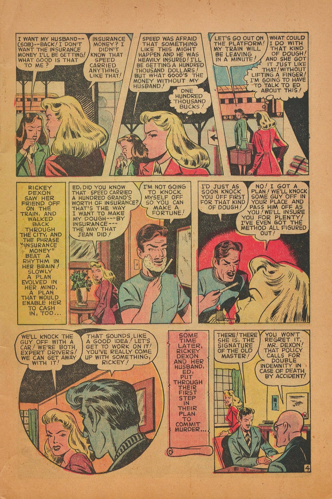 Read online Murder Incorporated (1950) comic -  Issue #1 - 5