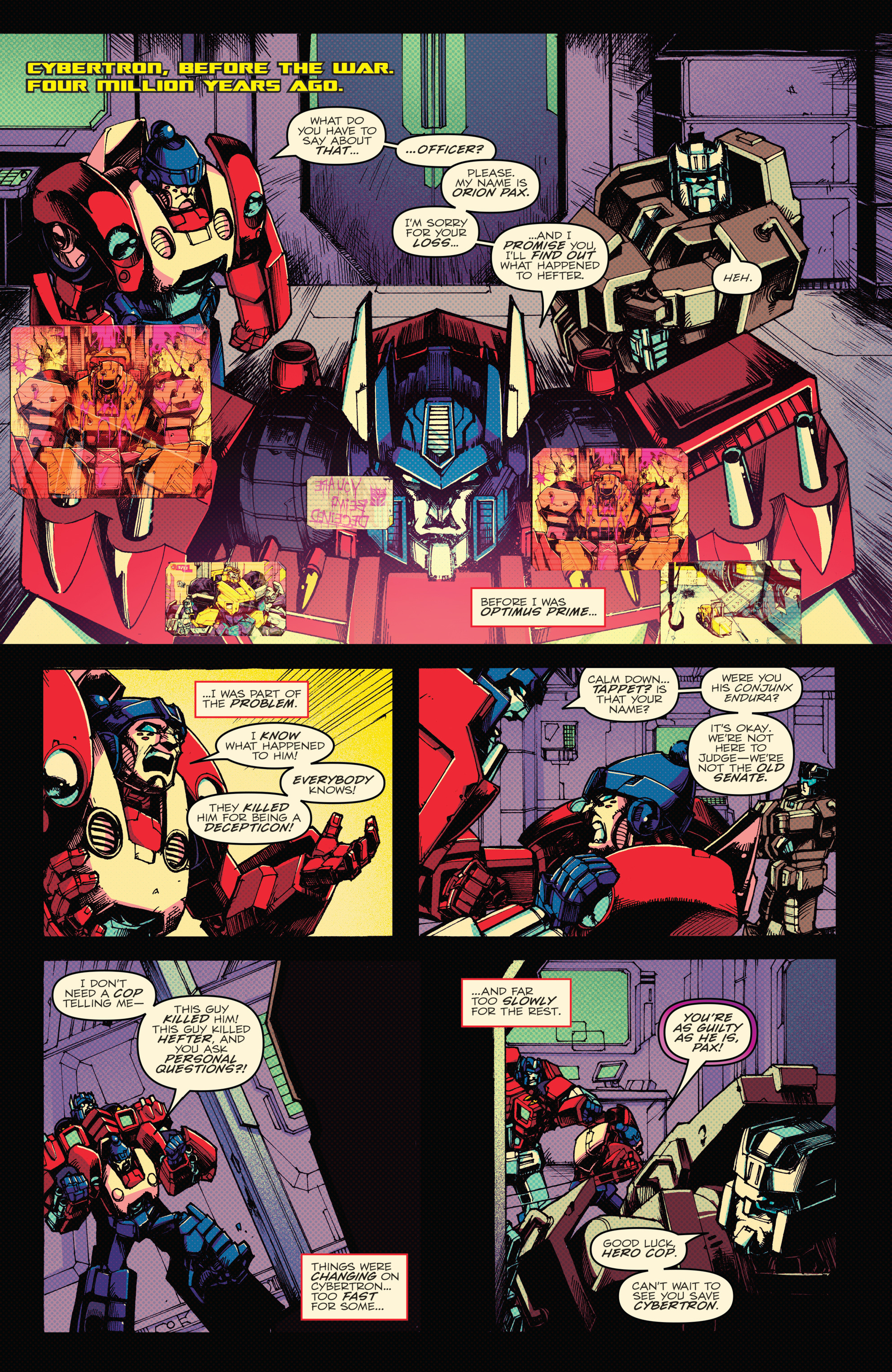 Read online Optimus Prime comic -  Issue #1 - 6