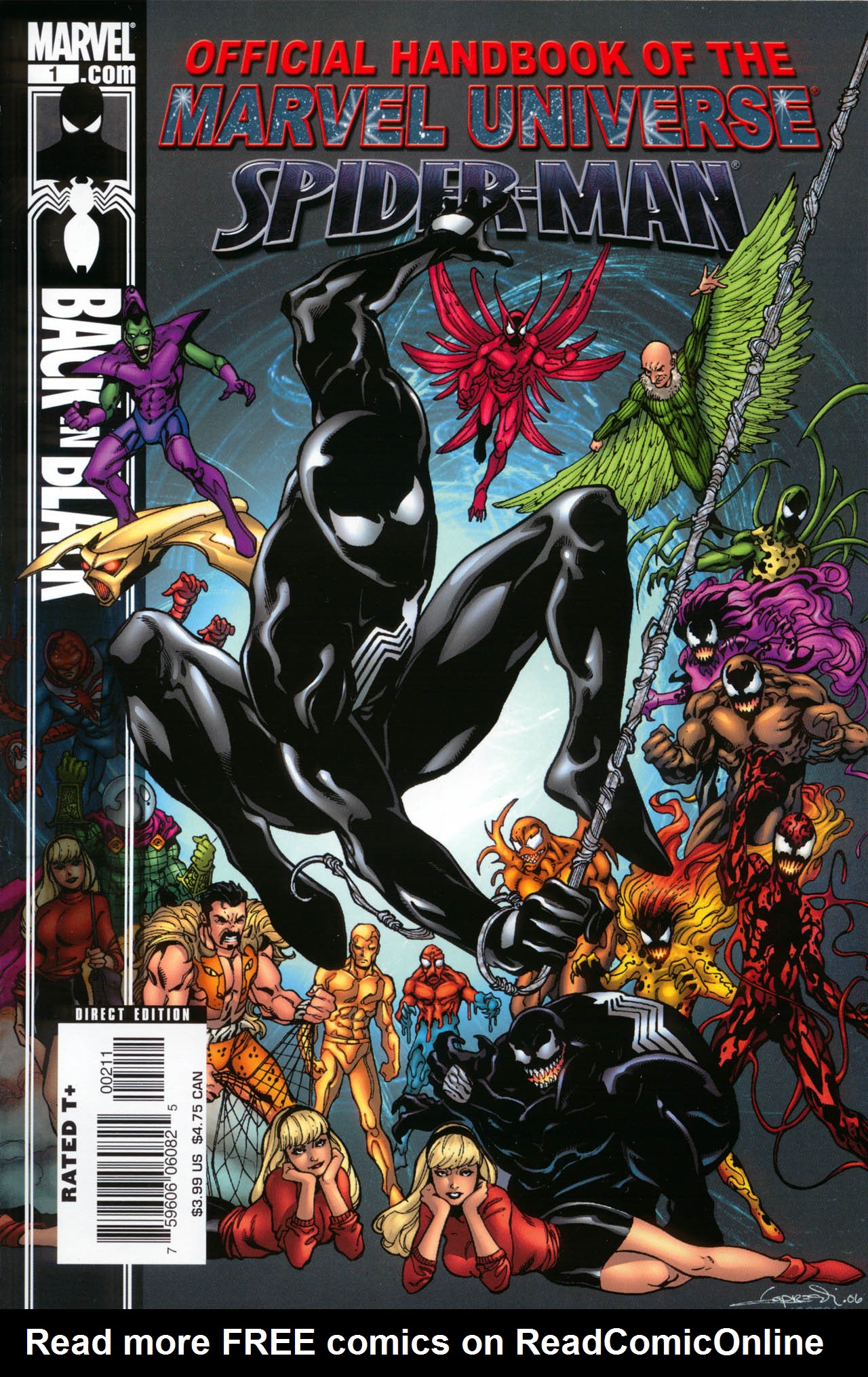 Read online The Official Handbook of the Marvel Universe: Spider-Man: Back In Black Handbook comic -  Issue # Full - 1