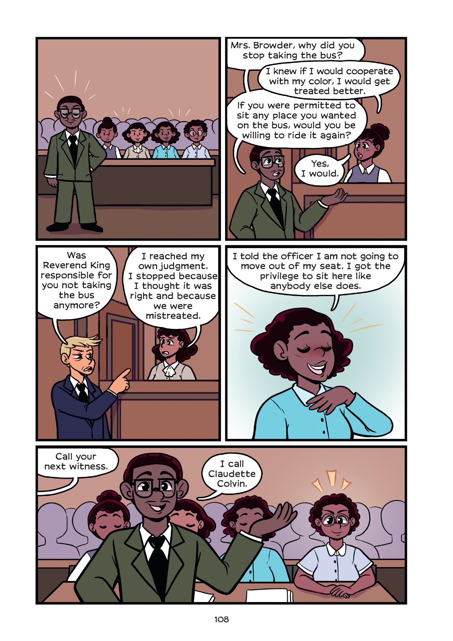 Read online History Comics comic -  Issue # Rosa Parks & Claudette Colvin - Civil Rights Heroes - 113