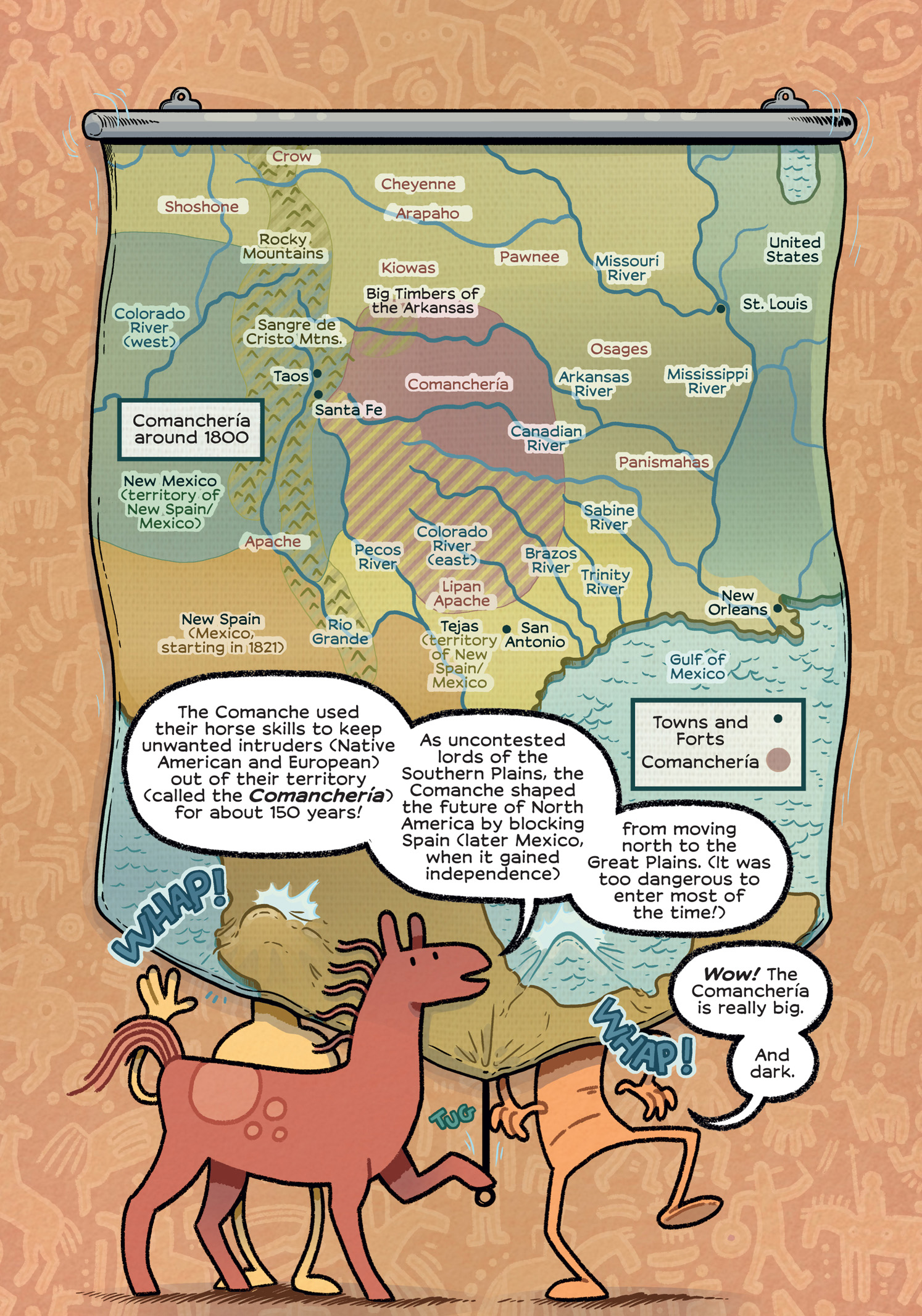 Read online History Comics comic -  Issue # The Wild Mustang - Horses of the American West - 47