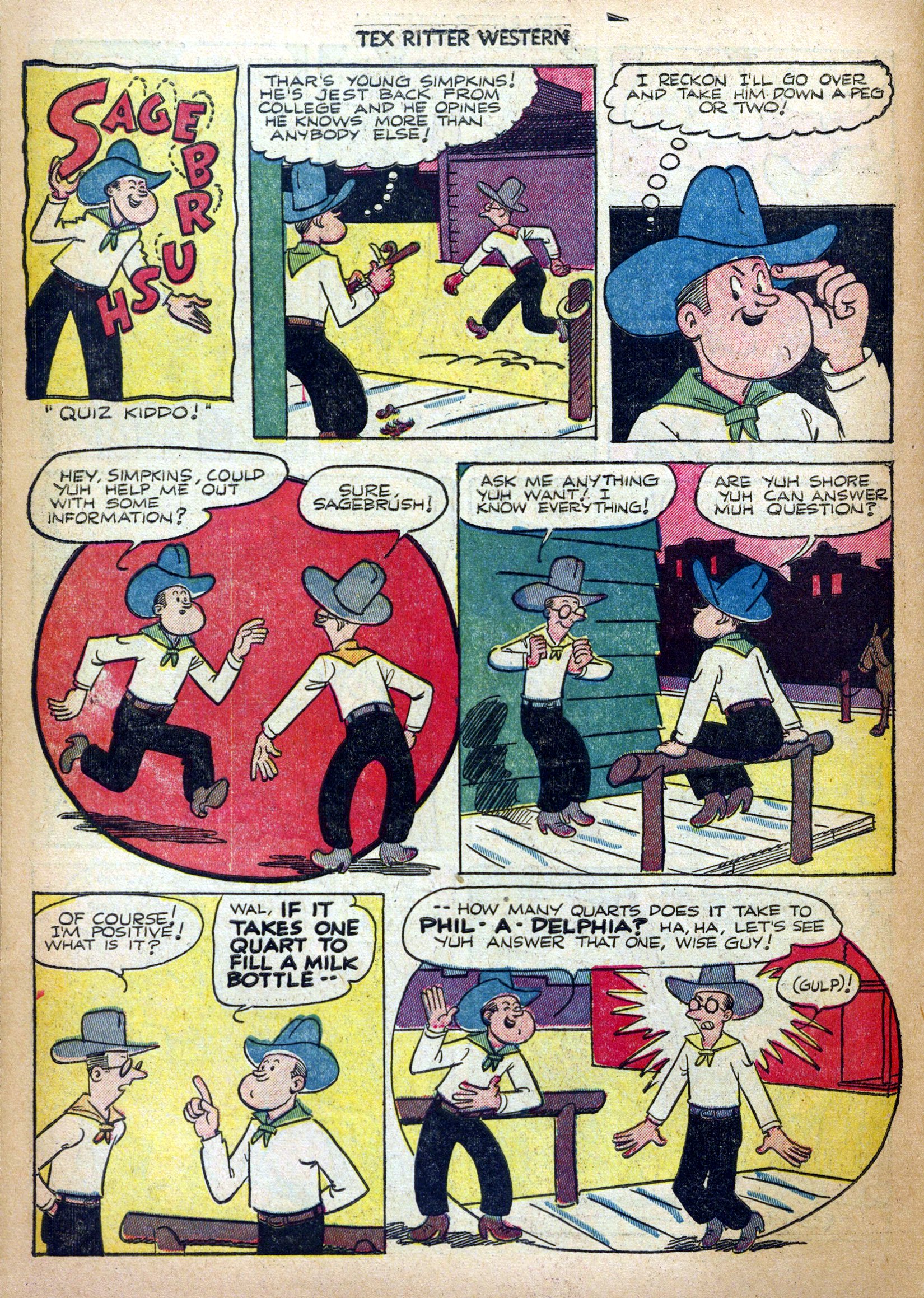 Read online Tex Ritter Western comic -  Issue #11 - 26