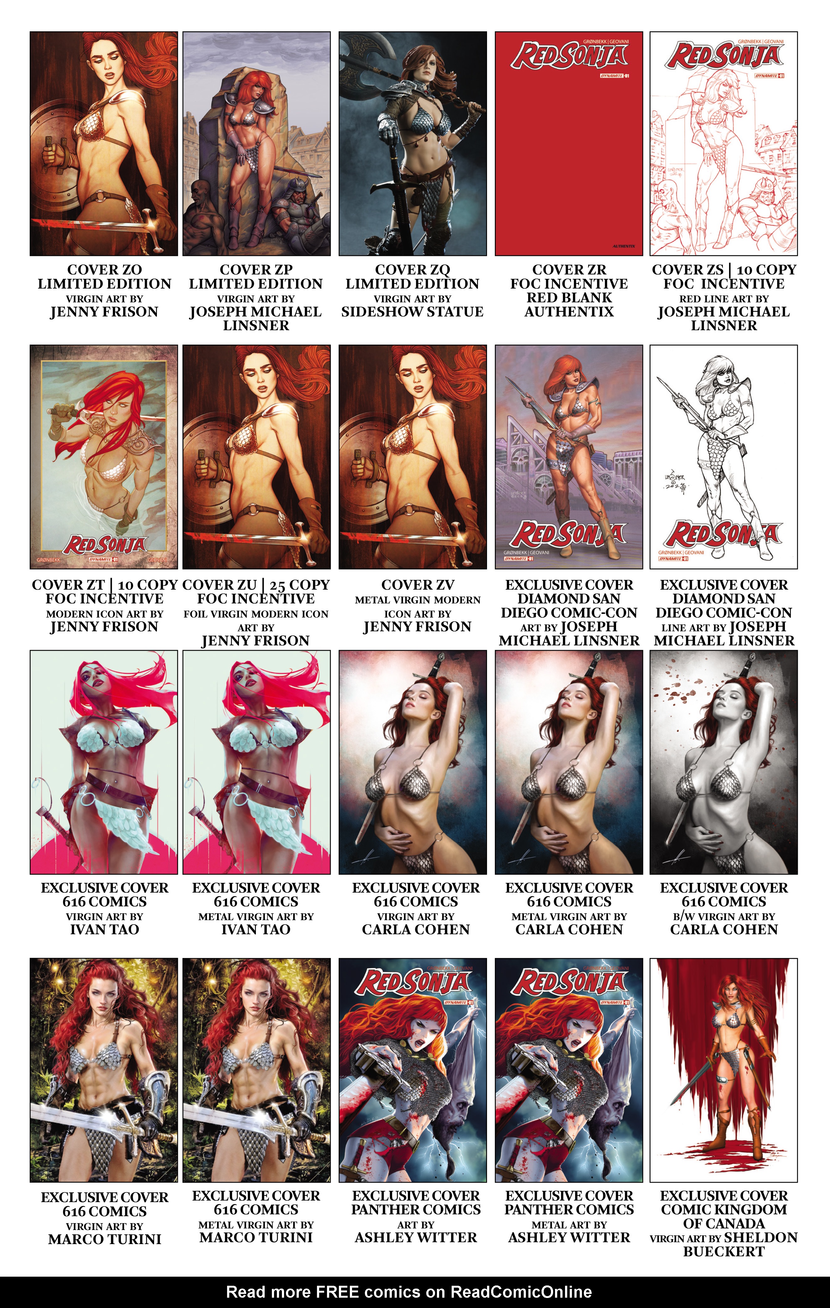 Read online Red Sonja (2023) comic -  Issue #1 - 36