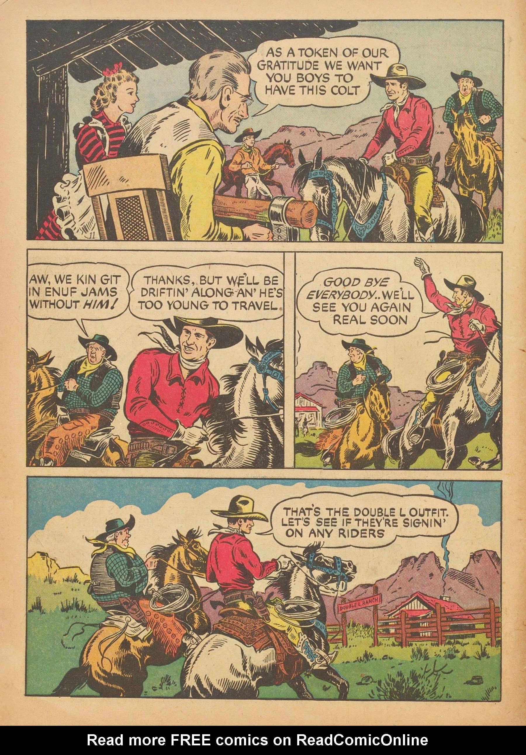 Read online Gene Autry Comics comic -  Issue #2 - 10
