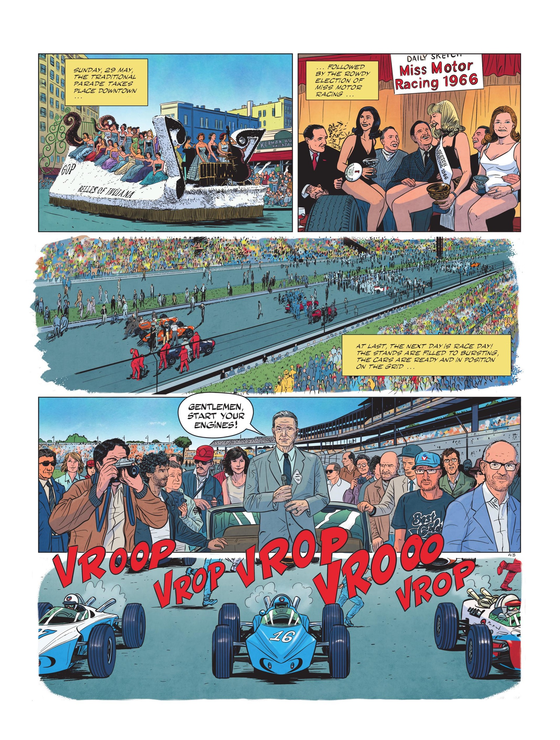 Read online Michel Vaillant: Legendary Races: In the Hell of Indianapolis comic -  Issue # Full - 47