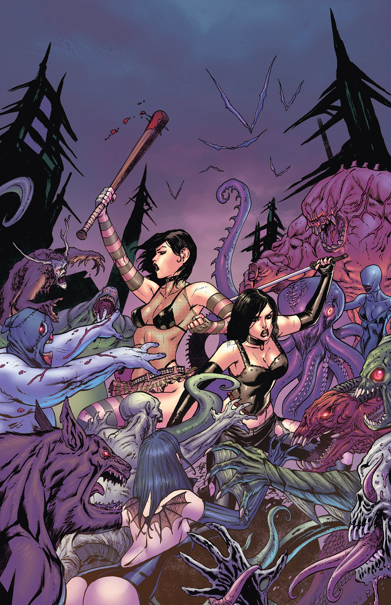 Read online Hack/Slash/Eva Monster's Ball comic -  Issue # _TPB - 104