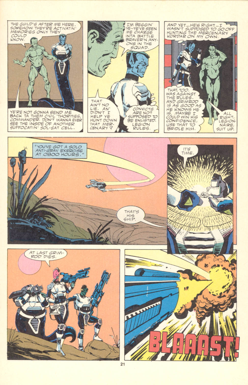 Read online Alien Legion comic -  Issue #15 - 23