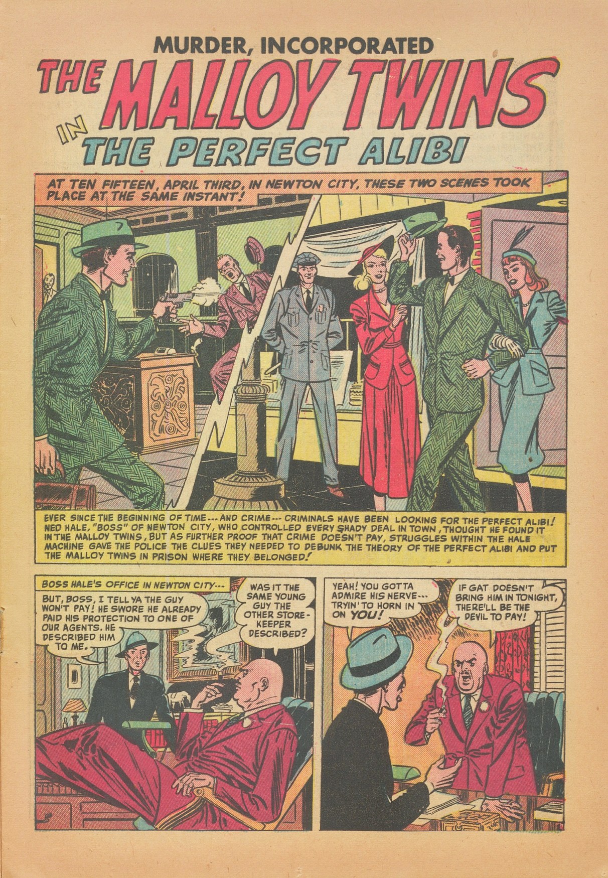 Read online Murder Incorporated (1950) comic -  Issue #2 - 13